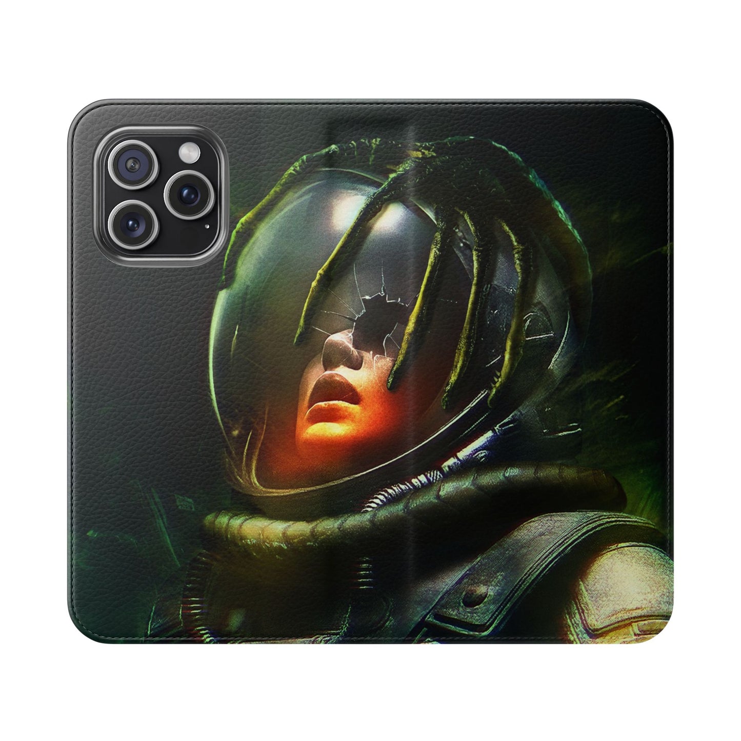 Alien iPhone & Samsung Flip Case
