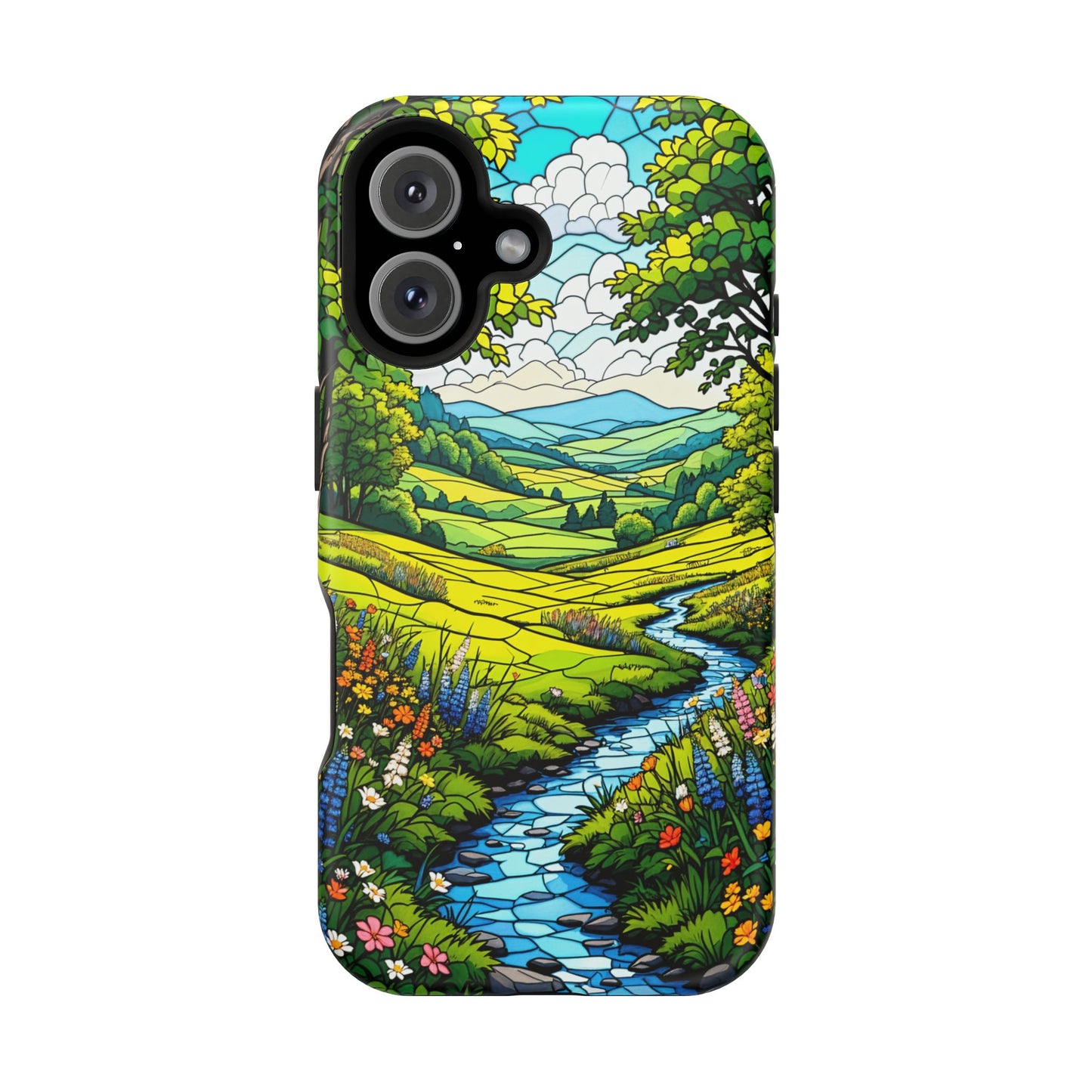 Art Nature MagSafe® iPhone Tough Case Dual Layer Robust