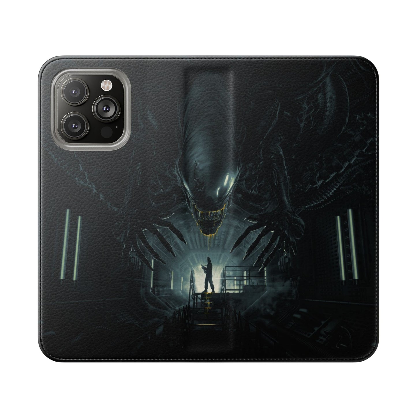 Alien iPhone & Samsung Flip Case