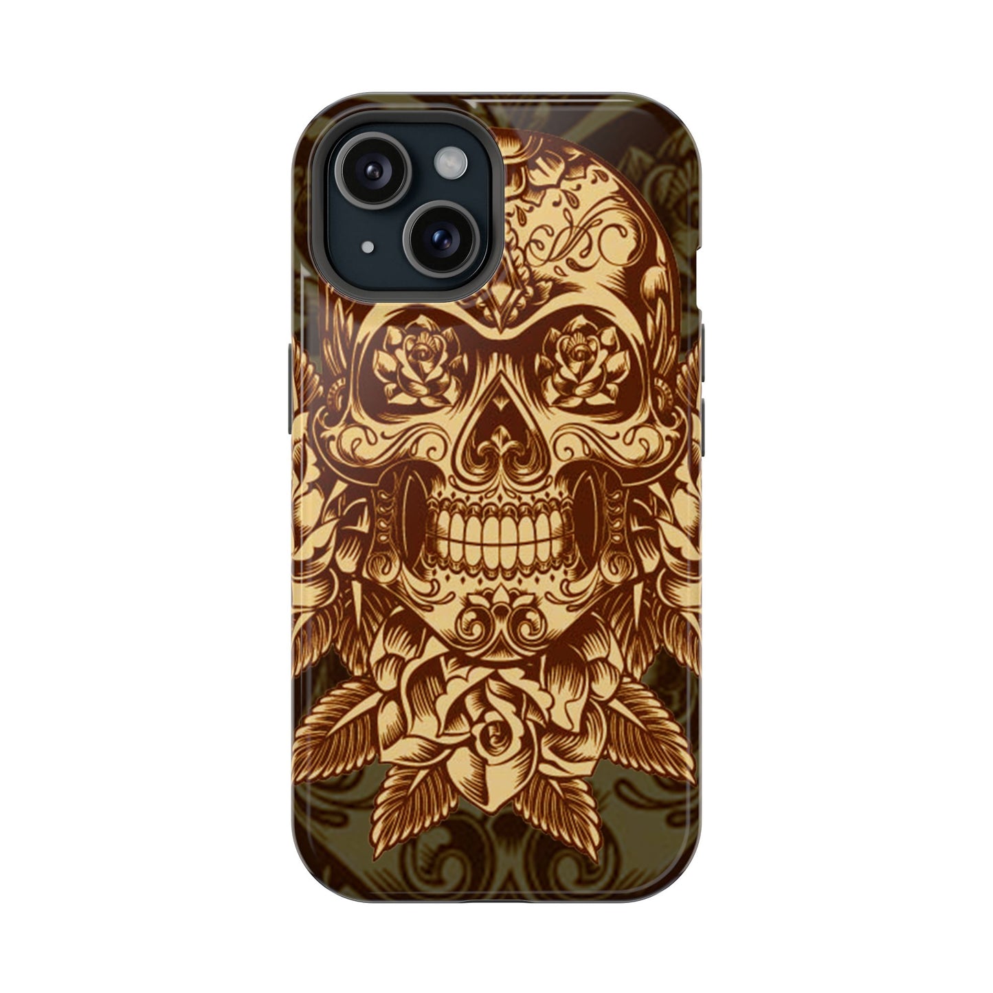 Skull Art MagSafe® iPhone Tough Case Dual Layer Robust