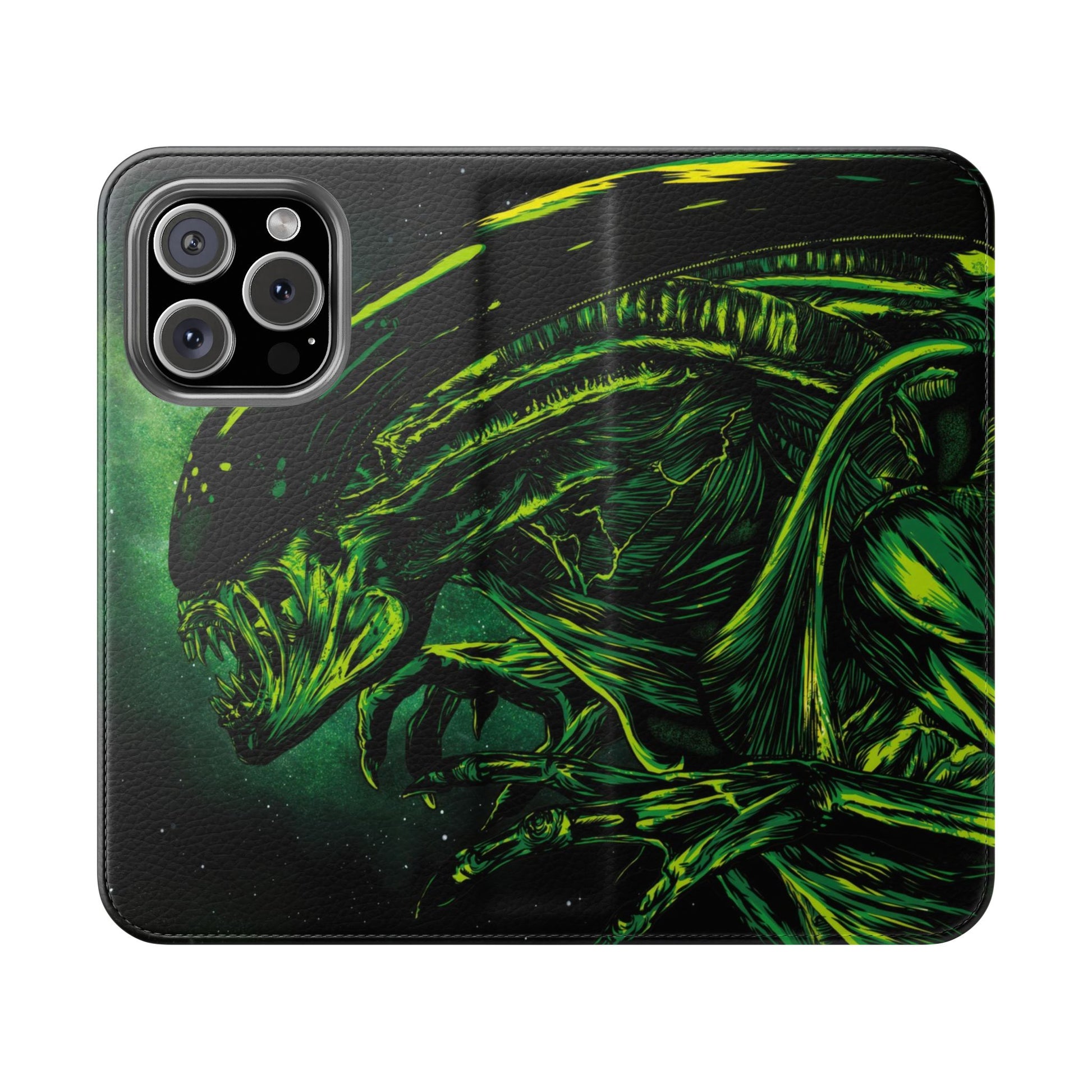 Alien Flip Case for iPhone & Samsung | PhoneMags