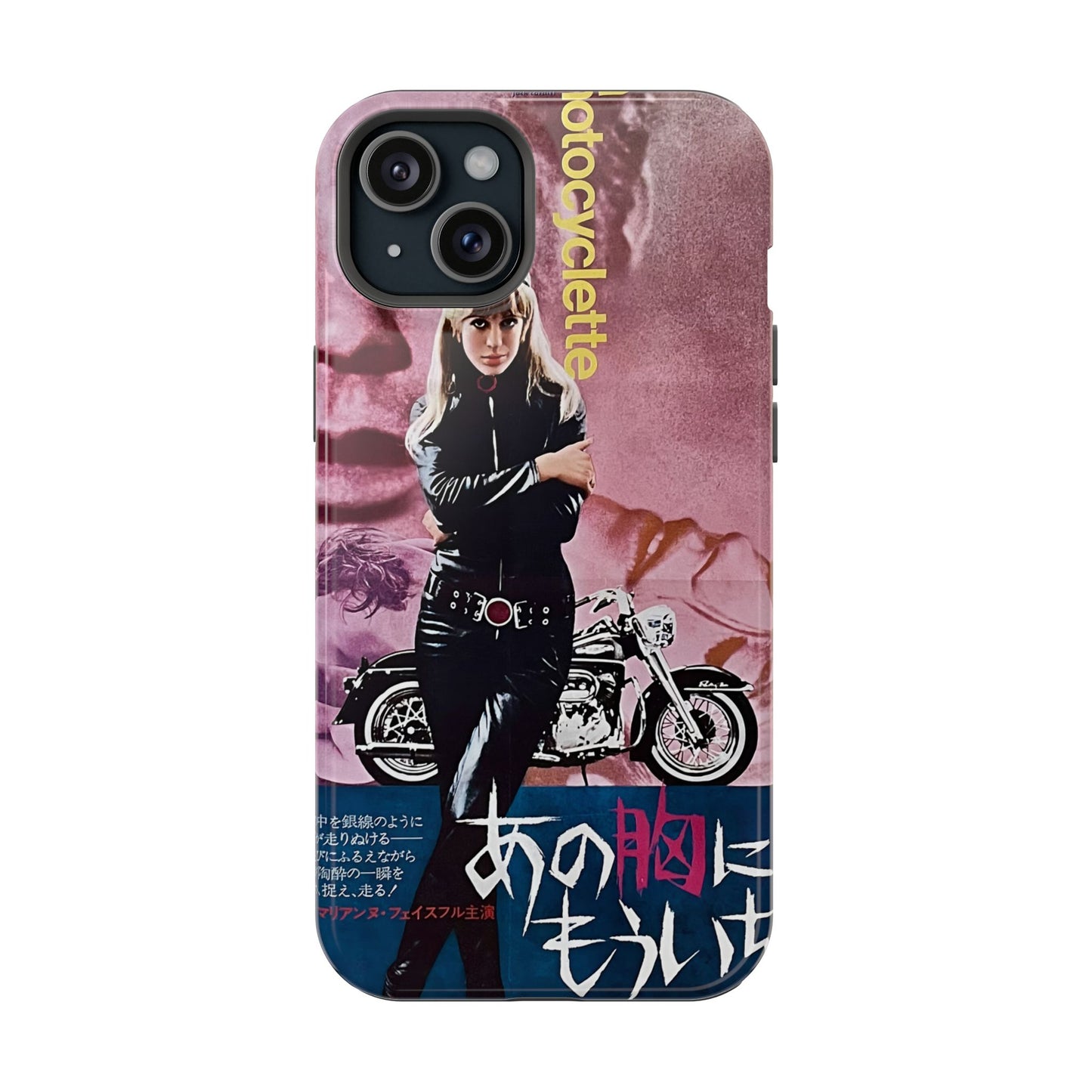 Girl on a Motorcycle MagSafe® iPhone Tough Case Dual Layer Robust