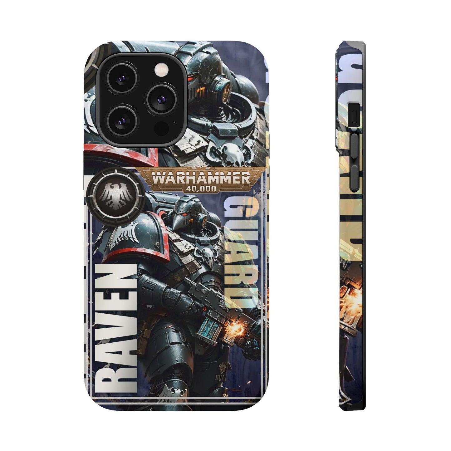 Warhammer Raven Guard MagSafe® iPhone Tough Case Dual Layer Robust