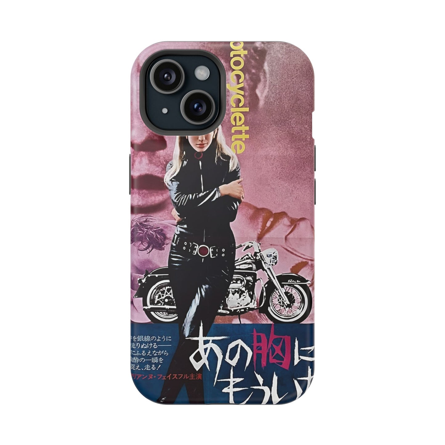 Girl on a Motorcycle MagSafe® iPhone Tough Case Dual Layer Robust