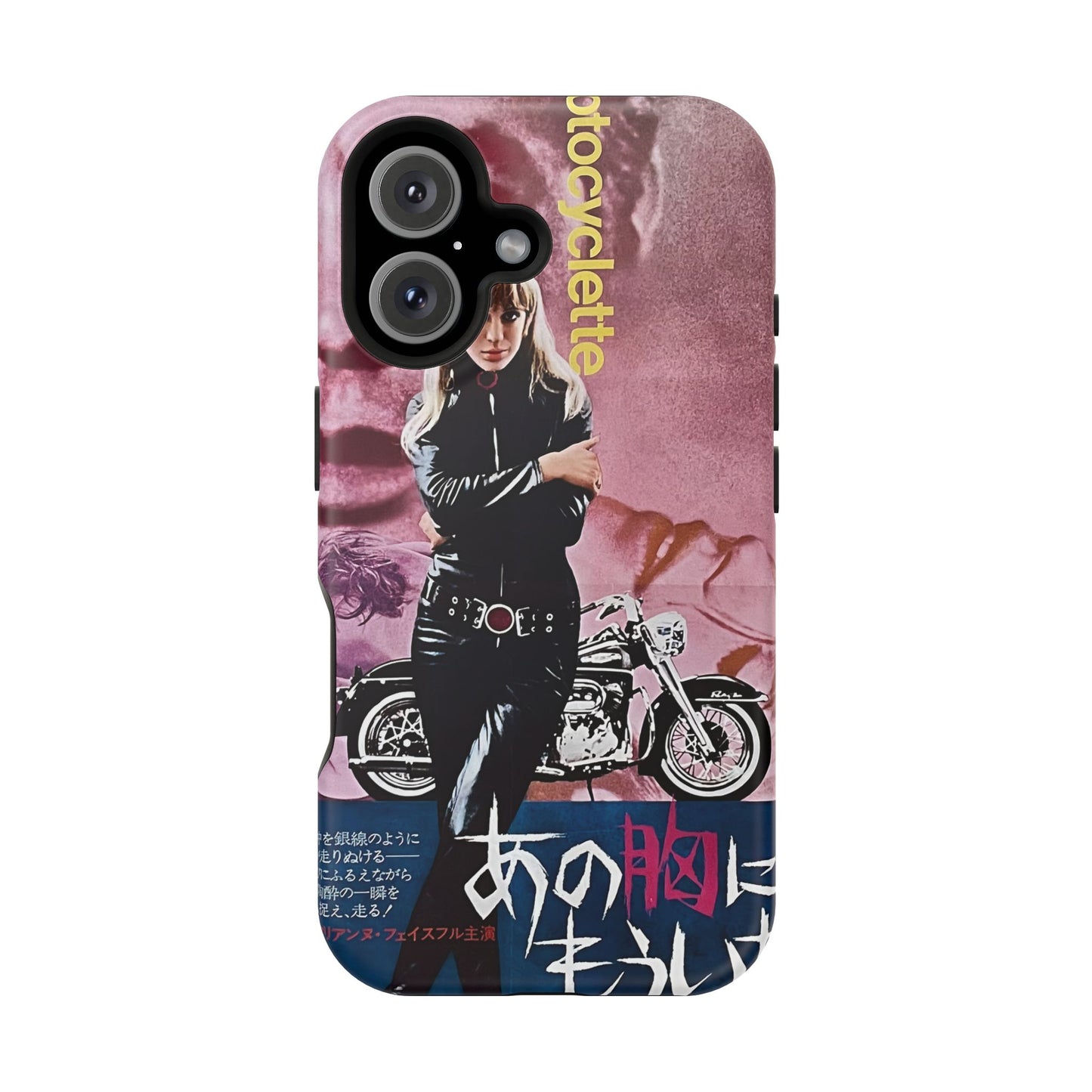 Girl on a Motorcycle MagSafe® iPhone Tough Case Dual Layer Robust