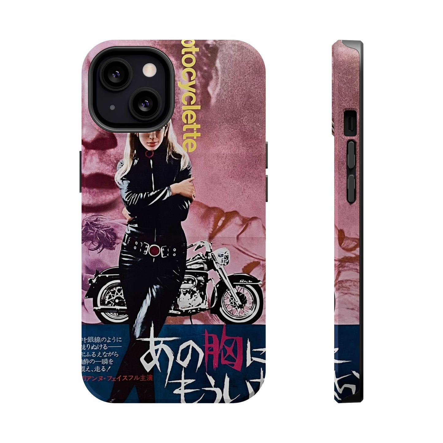 Girl on a Motorcycle MagSafe® iPhone Tough Case Dual Layer Robust