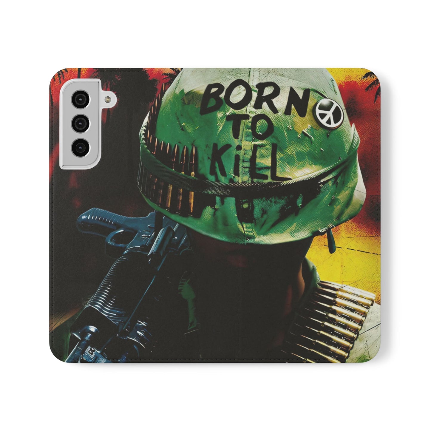 Full Metal Jacket Flip Case for iPhone & Samsung | PhoneMags
