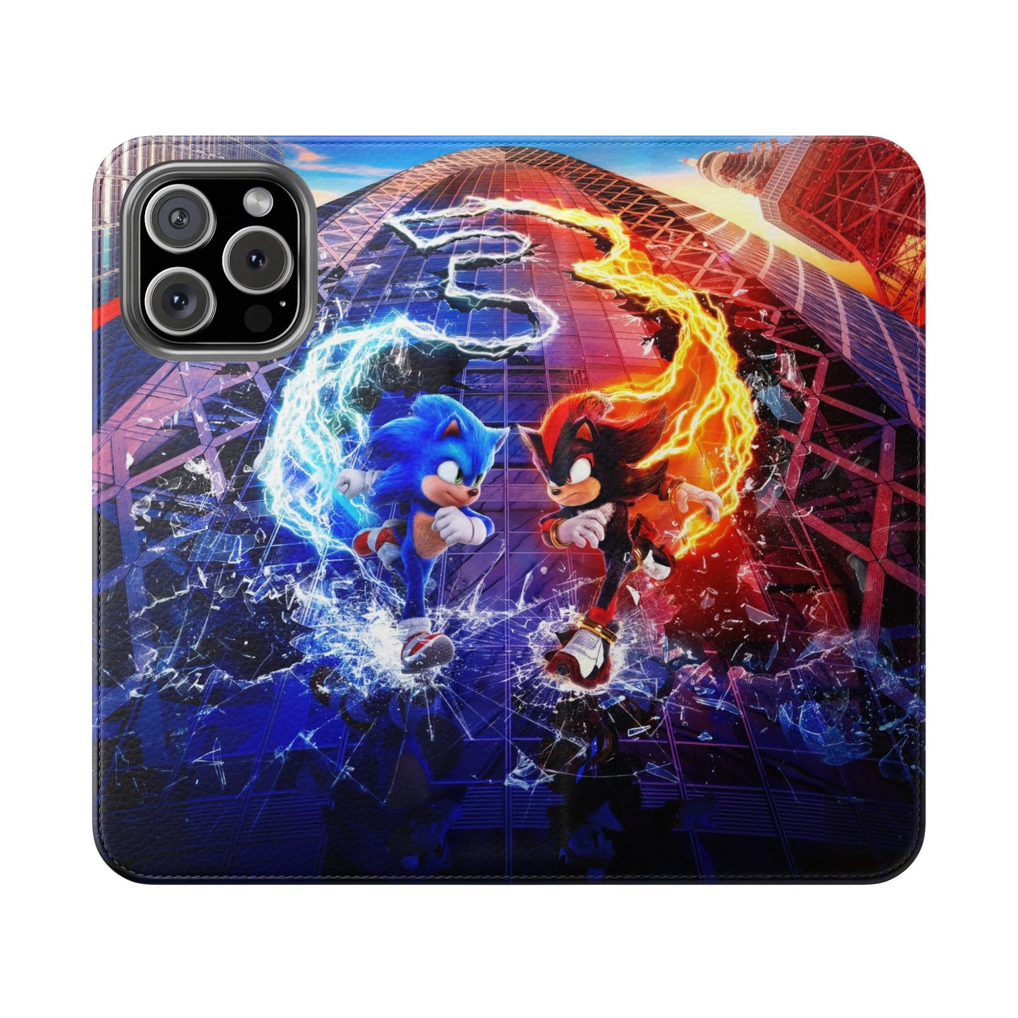 Sonic iPhone & Samsung Flip Case