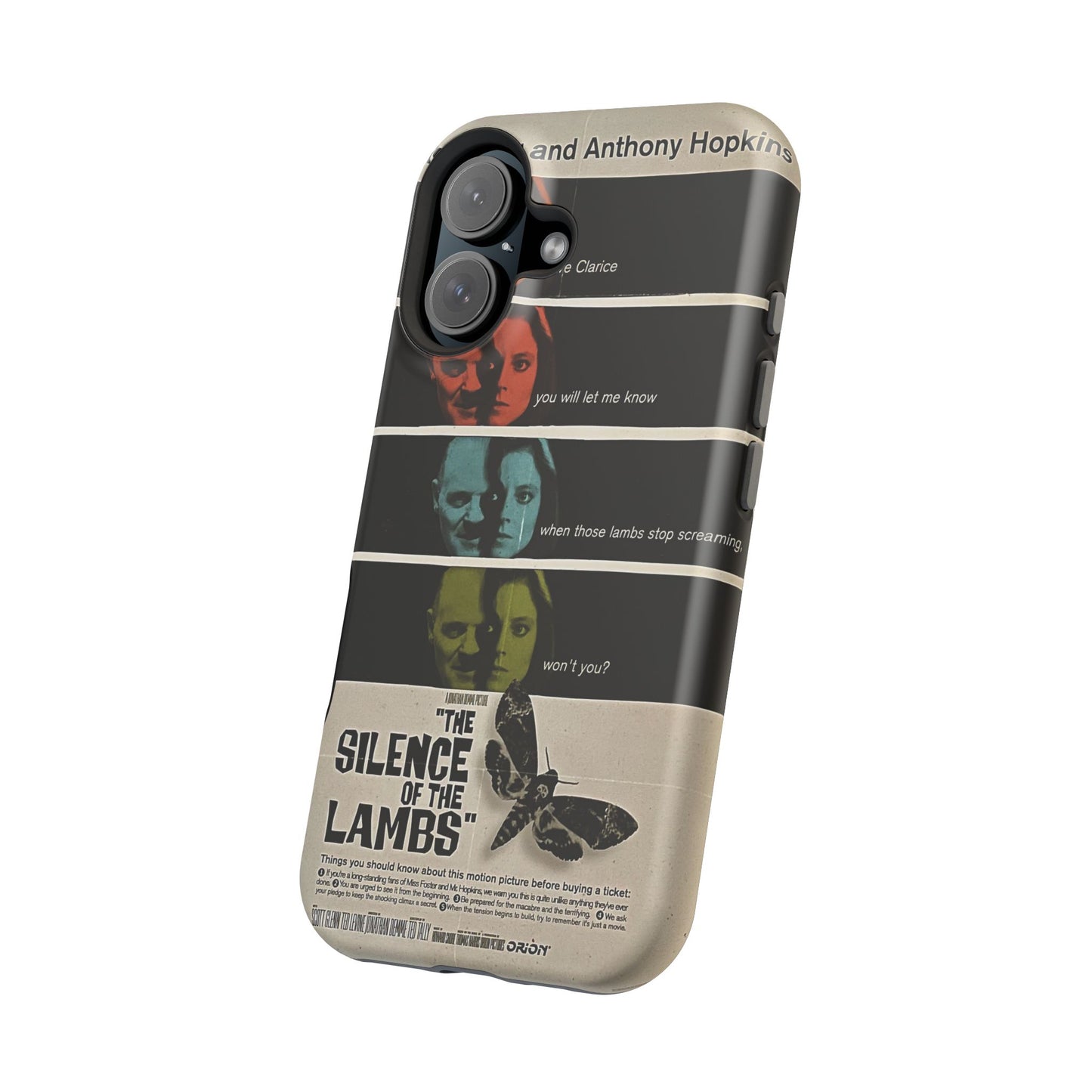 Silence of the Lambs MagSafe® iPhone Tough Case Dual Layer Robust