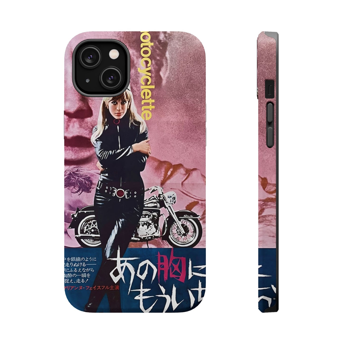 Girl on a Motorcycle MagSafe® iPhone Tough Case Dual Layer Robust