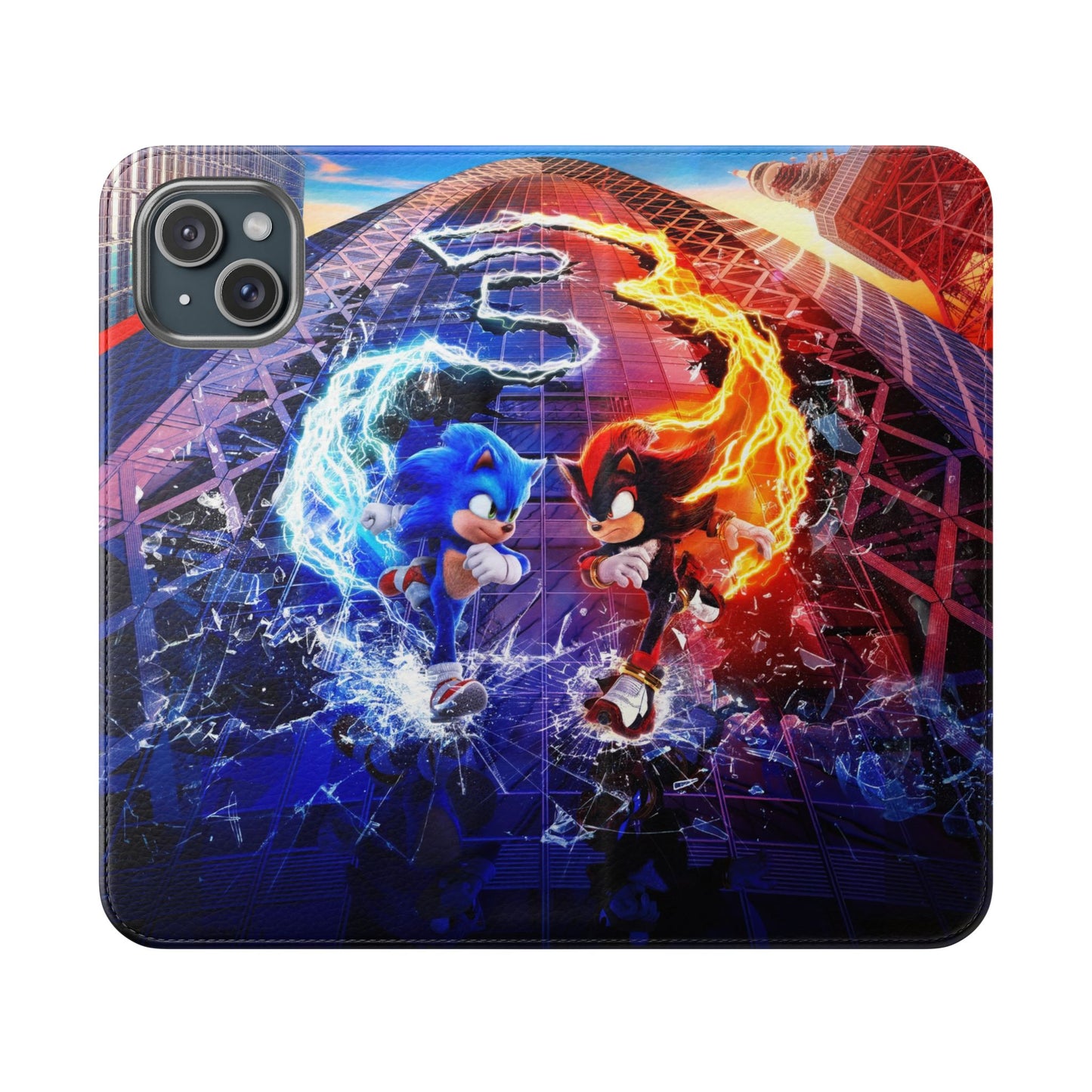 Sonic iPhone & Samsung Flip Case