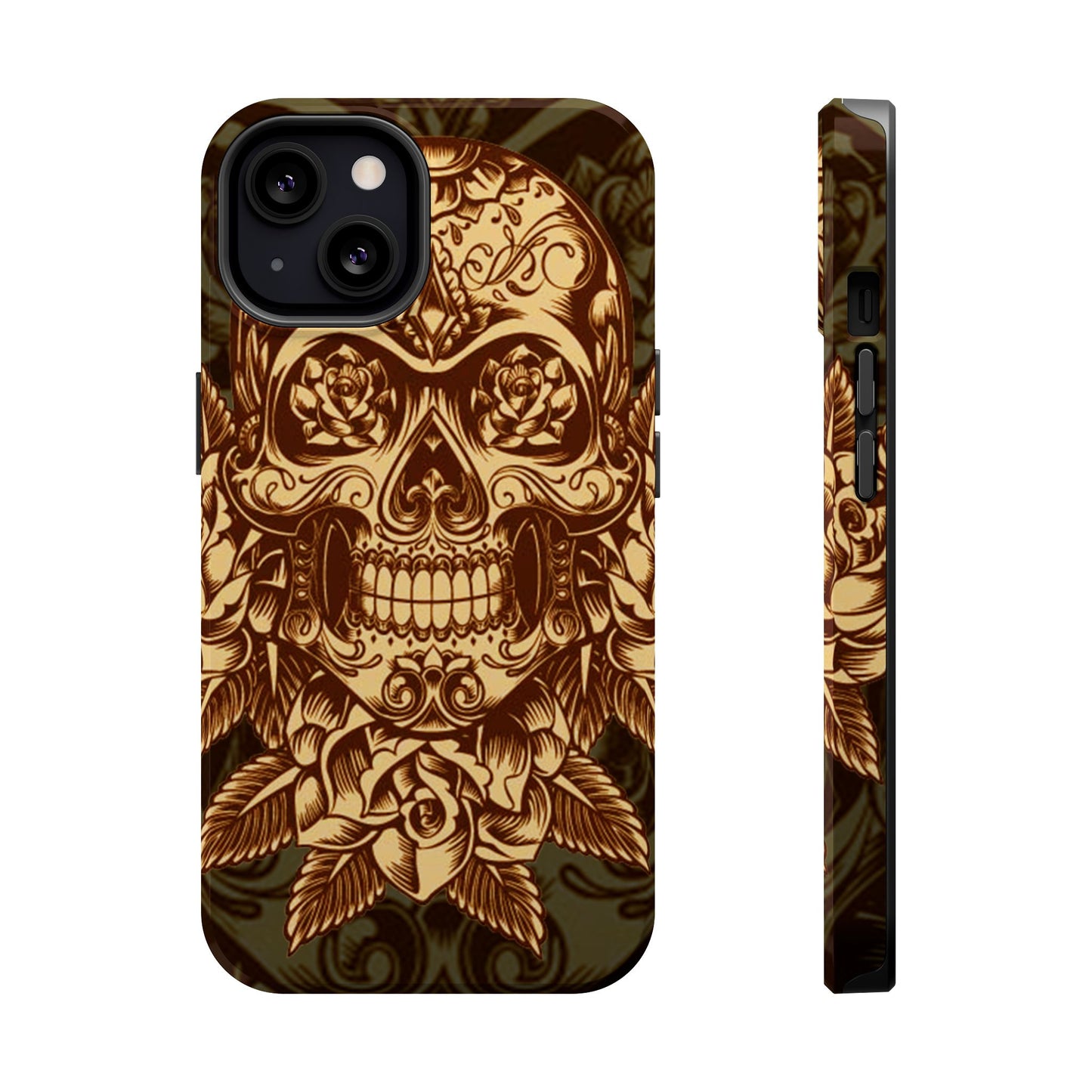 Skull Art MagSafe® iPhone Tough Case Dual Layer Robust