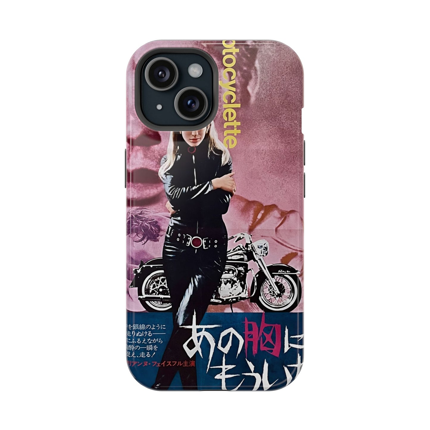 Girl on a Motorcycle MagSafe® iPhone Tough Case Dual Layer Robust