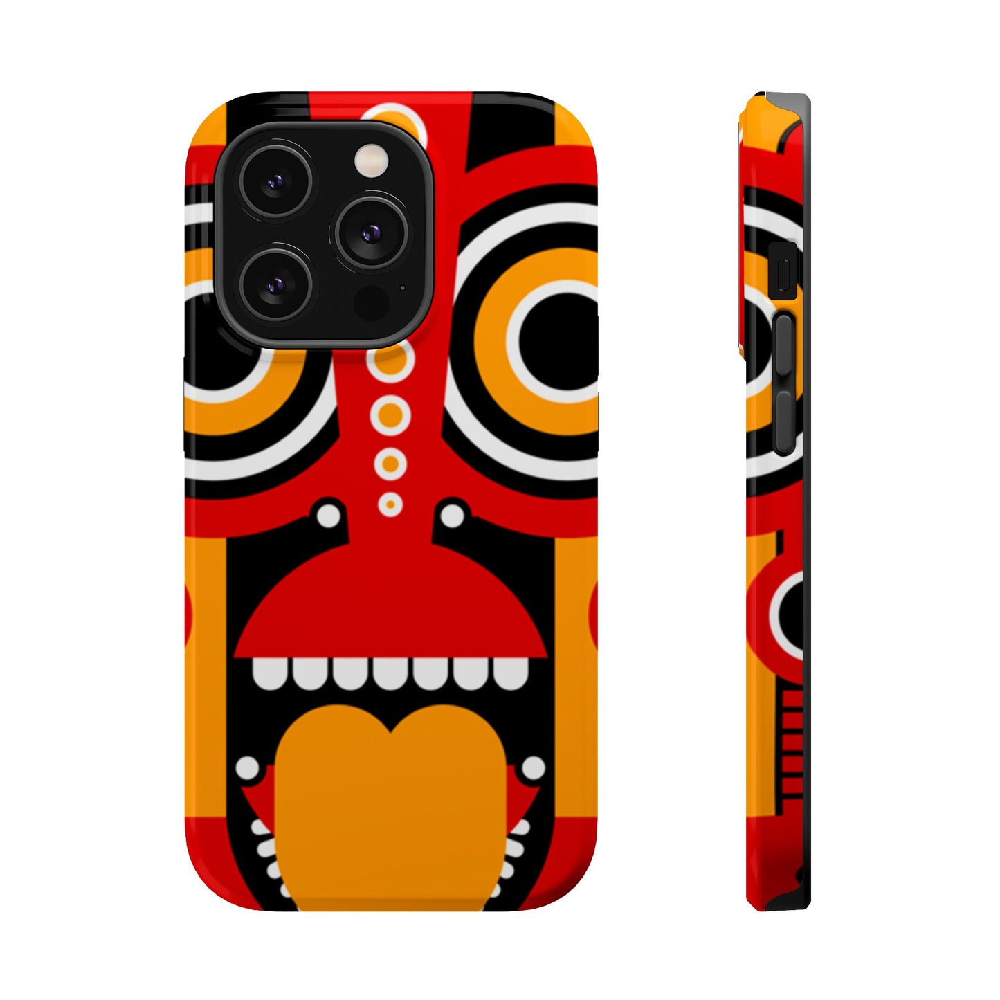 Tribal Art MagSafe® iPhone Tough Case Dual Layer Robust