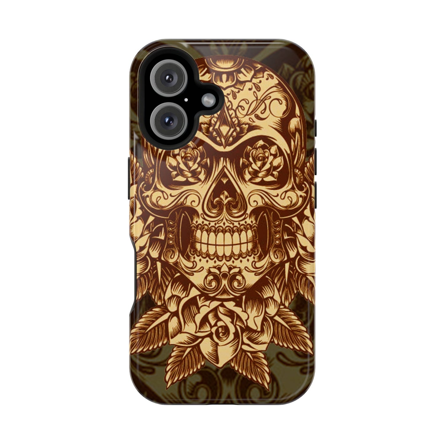 Skull Art MagSafe® iPhone Tough Case Dual Layer Robust