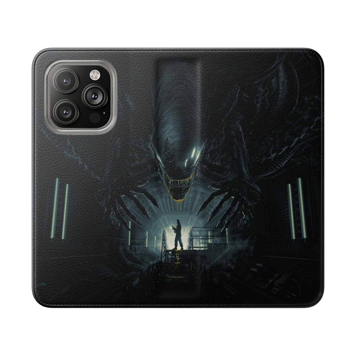 Alien iPhone & Samsung Flip Case