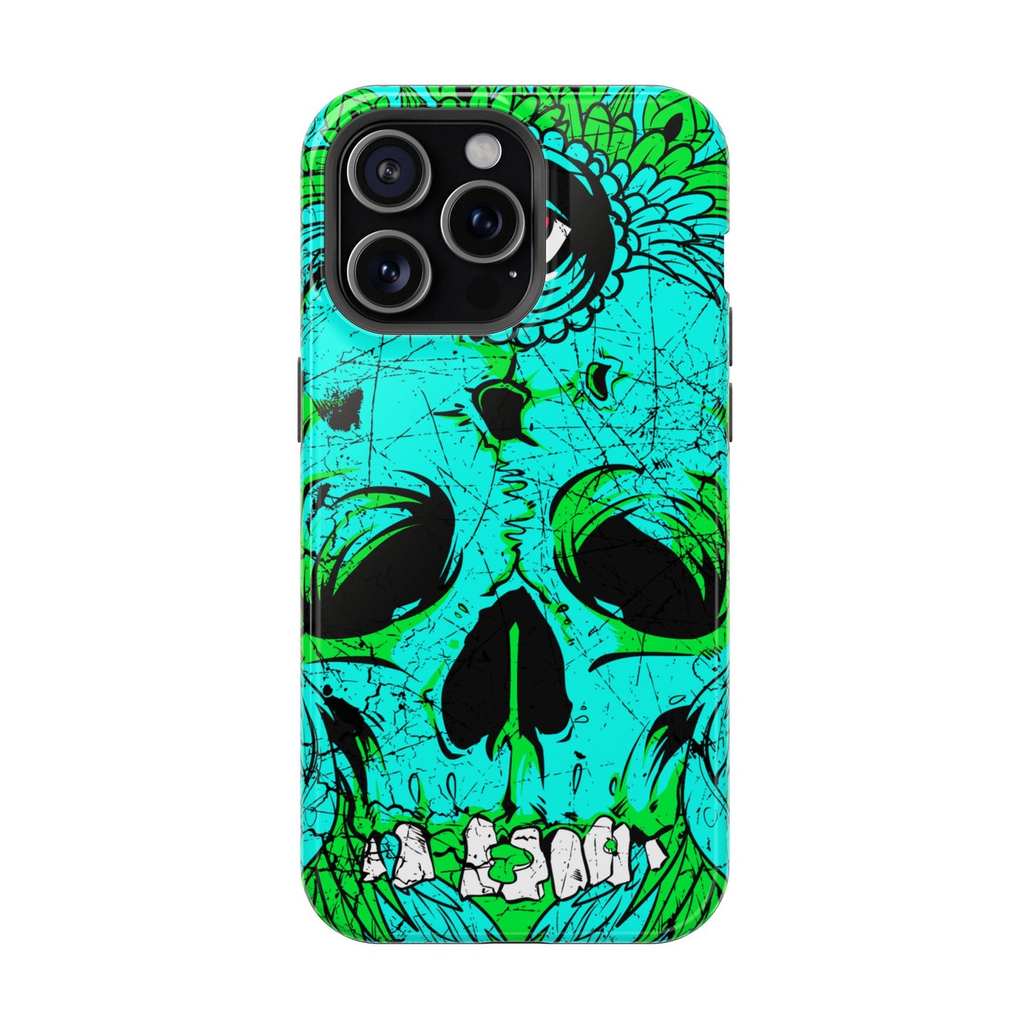 Skull Art MagSafe® iPhone Tough Case Dual Layer Robust