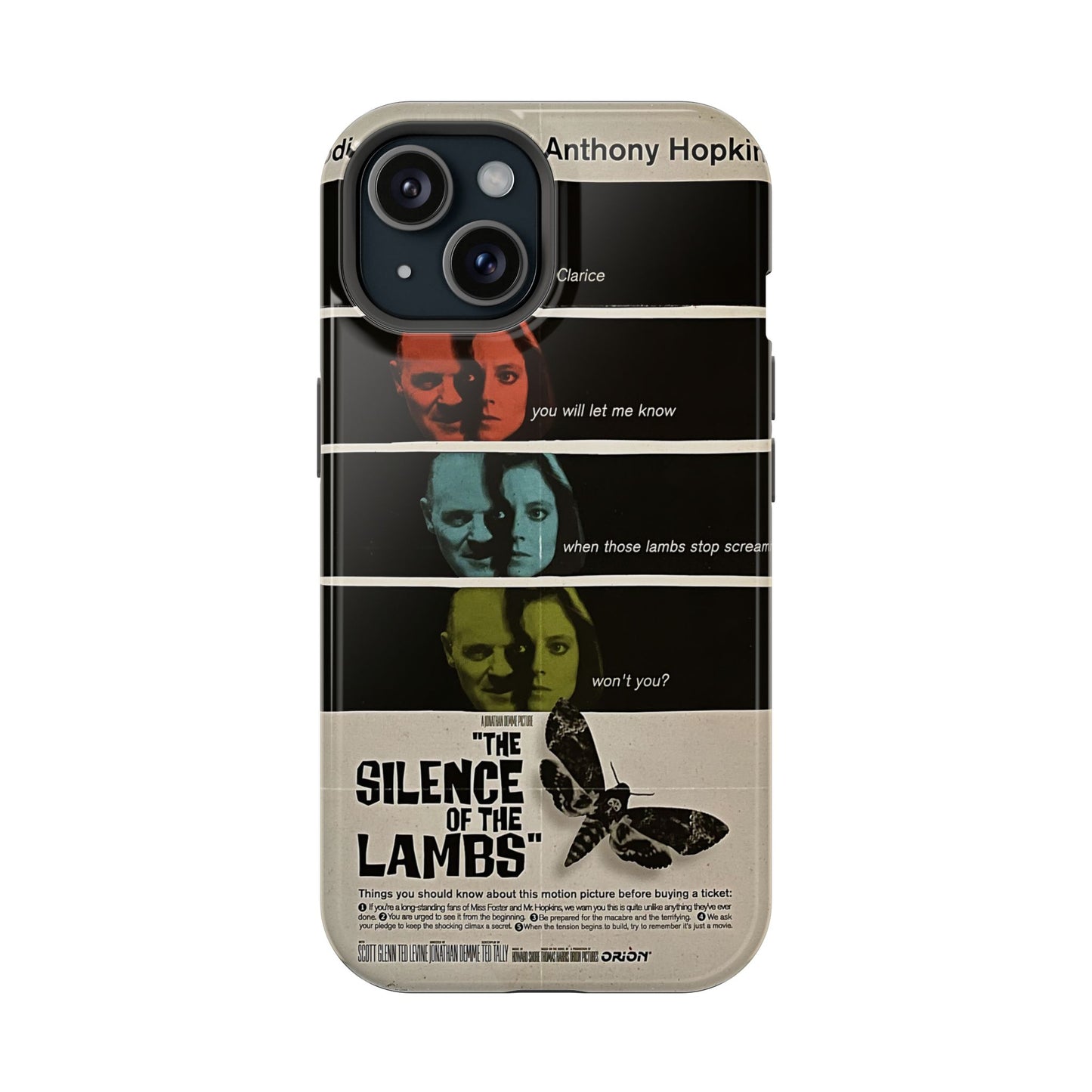 Silence of the Lambs MagSafe® iPhone Tough Case Dual Layer Robust