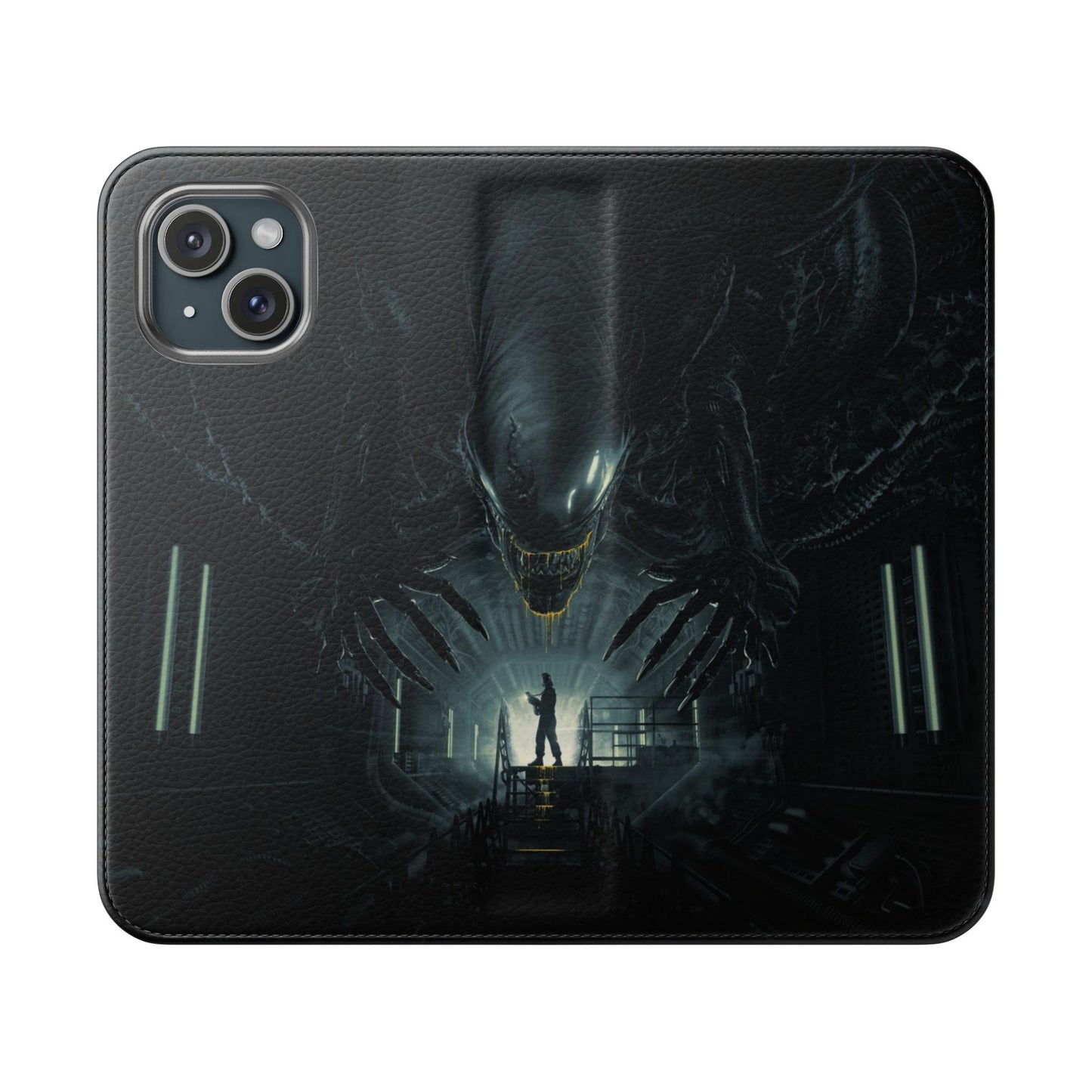 Alien iPhone & Samsung Flip Case