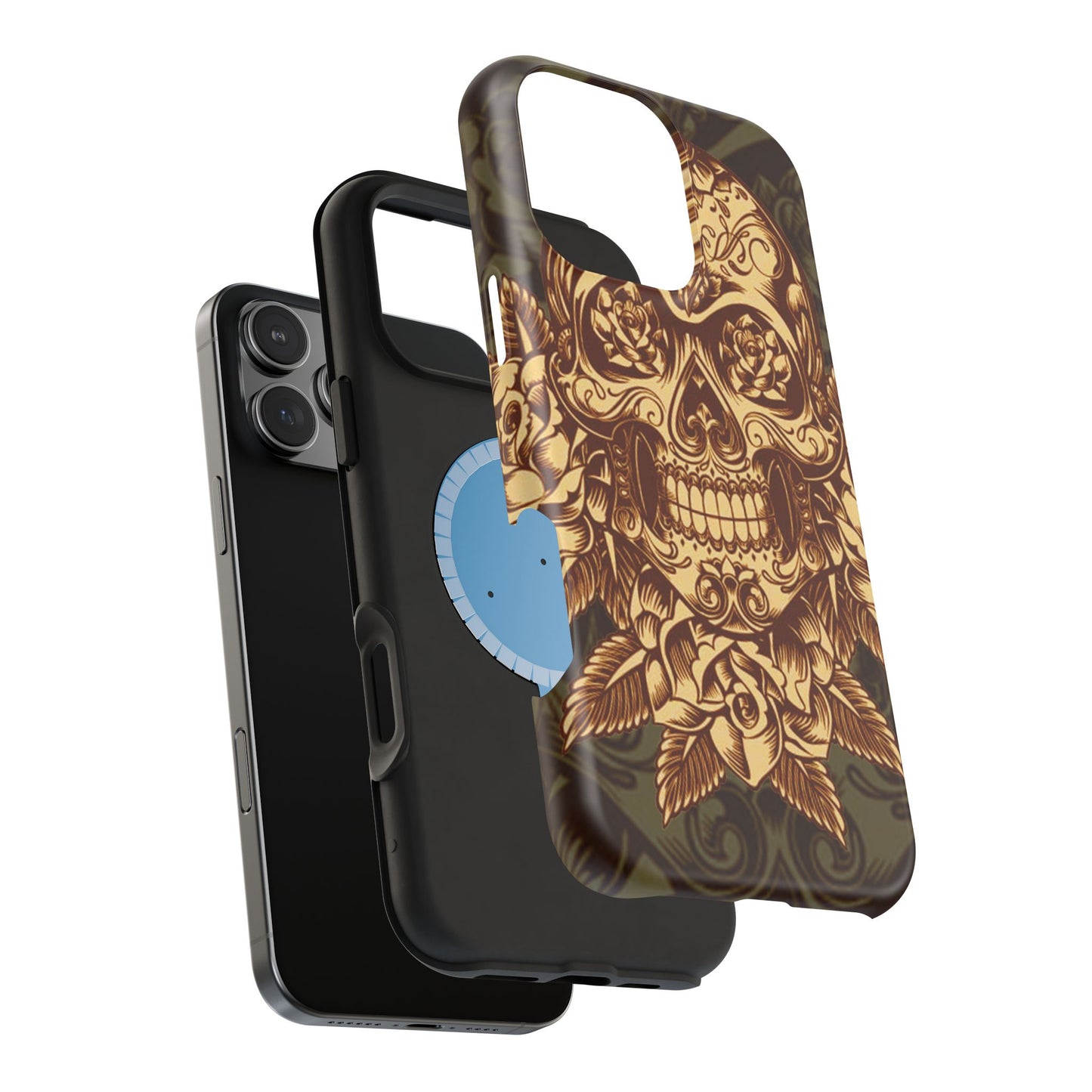 Skull Art MagSafe® iPhone Tough Case Dual Layer Robust