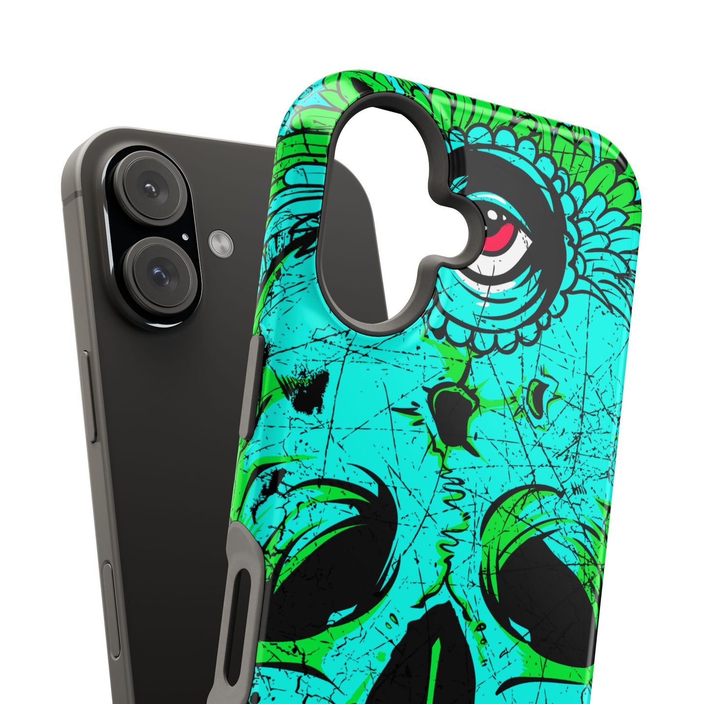 Skull Art MagSafe® iPhone Tough Case Dual Layer Robust