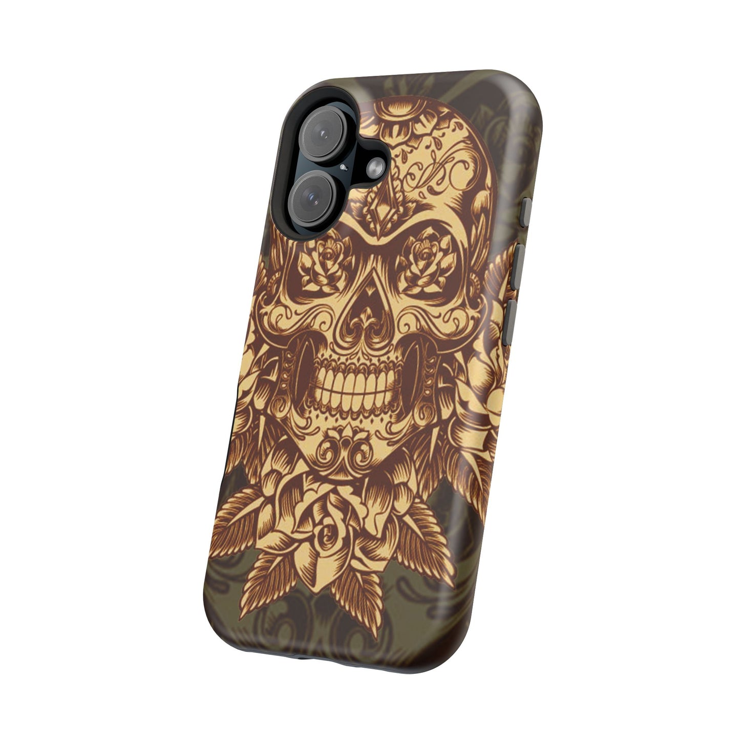 Skull Art MagSafe® iPhone Tough Case Dual Layer Robust