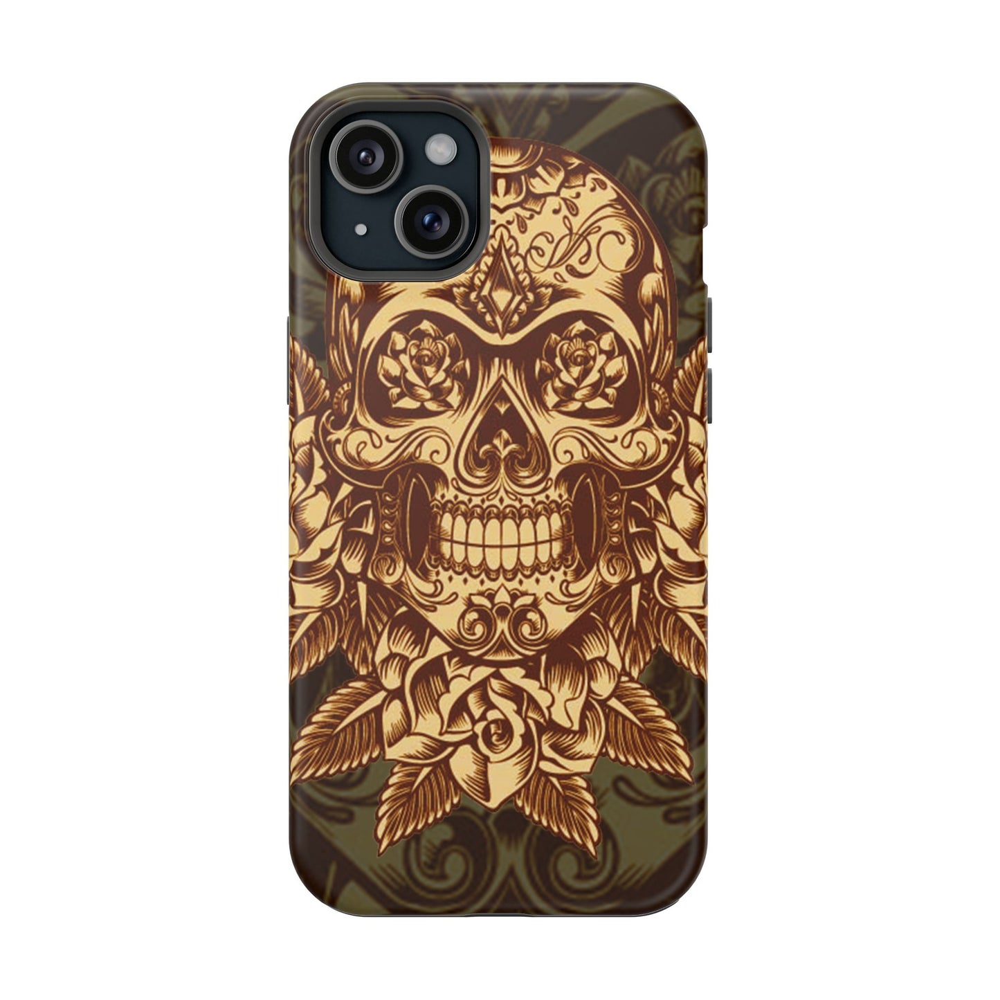 Skull Art MagSafe® iPhone Tough Case Dual Layer Robust