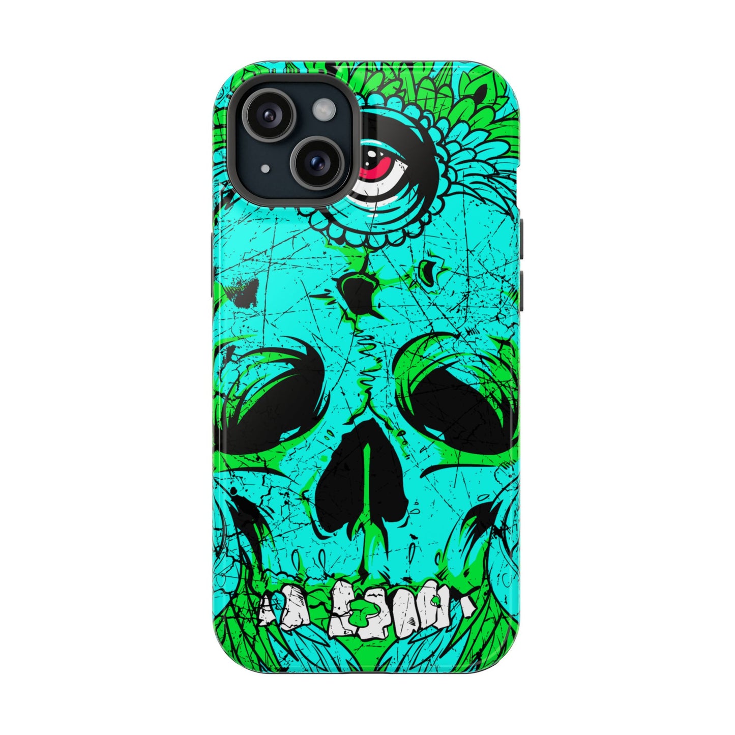 Skull Art MagSafe® iPhone Tough Case Dual Layer Robust