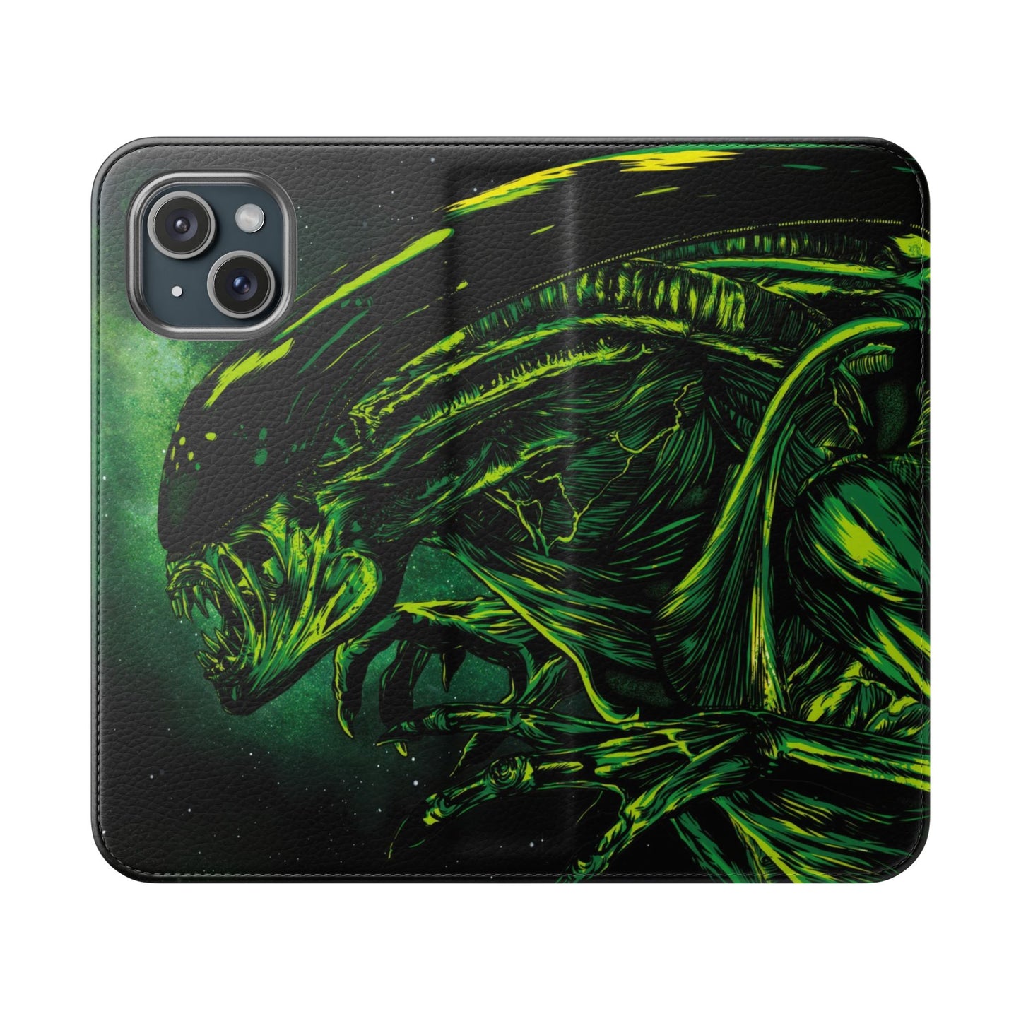 Alien iPhone & Samsung Flip Case