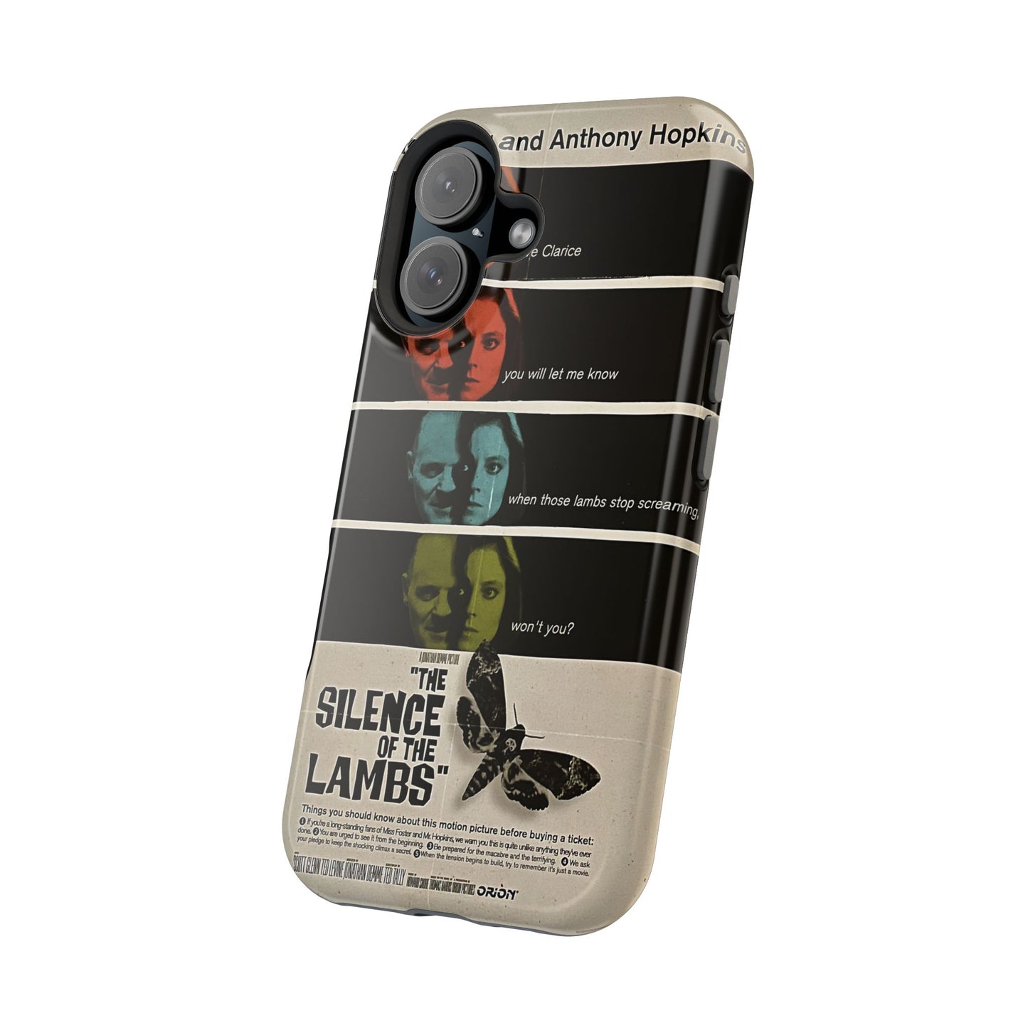 Silence of the Lambs MagSafe® iPhone Tough Case Dual Layer Robust