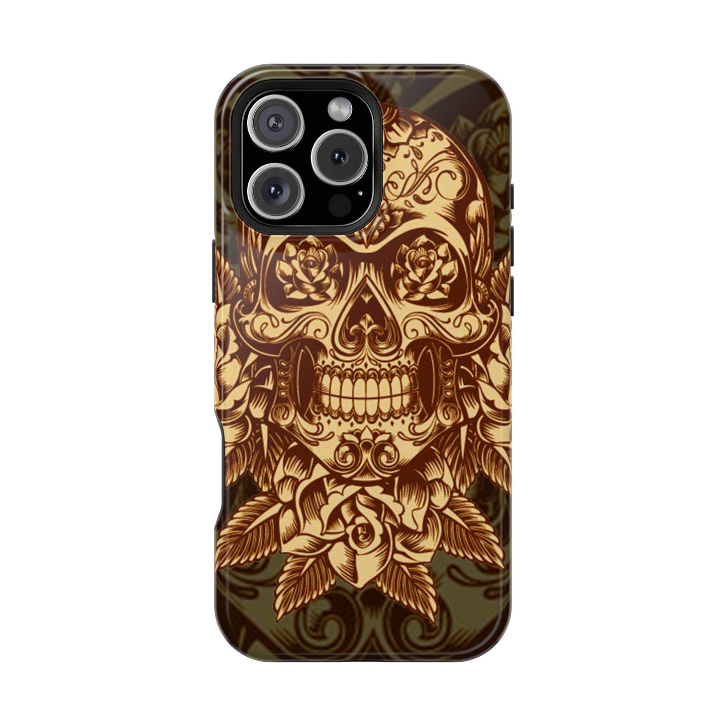 Skull Art MagSafe® iPhone Tough Case Dual Layer Robust