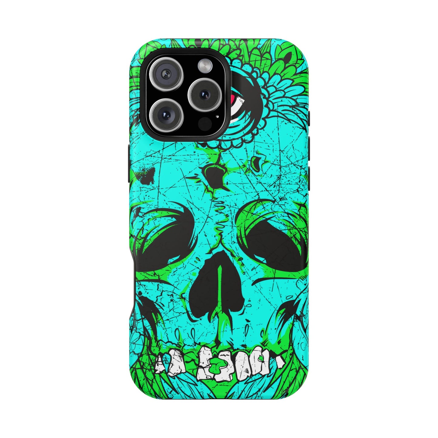 Skull Art MagSafe® iPhone Tough Case Dual Layer Robust