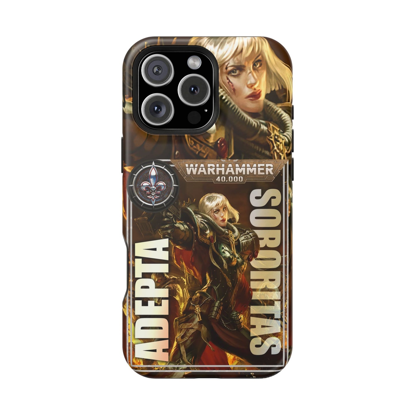 Warhammer Adepta Sororitas MagSafe® iPhone Tough Case Dual Layer Robust