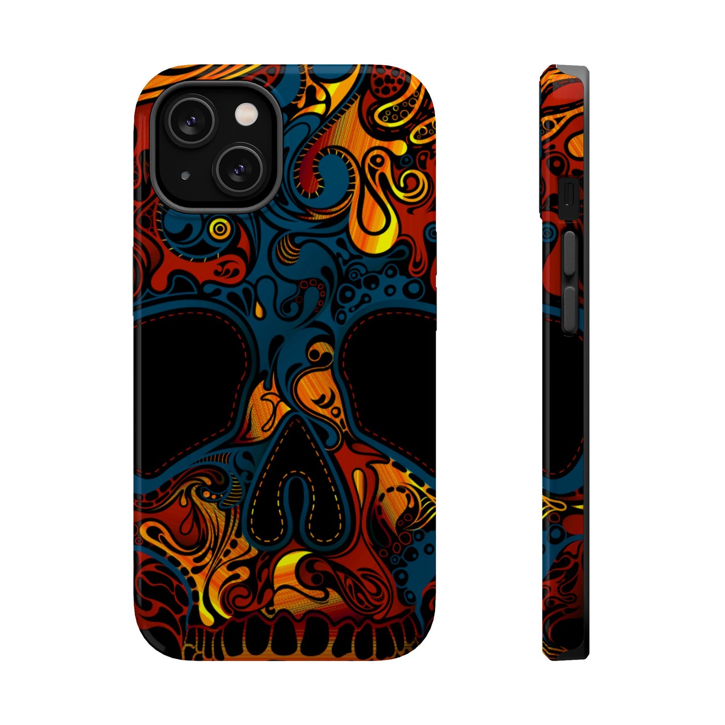 Skull Art MagSafe® iPhone Tough Case Dual Layer Robust