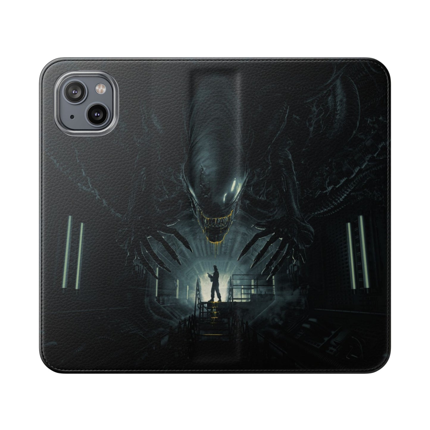 Alien iPhone & Samsung Flip Case