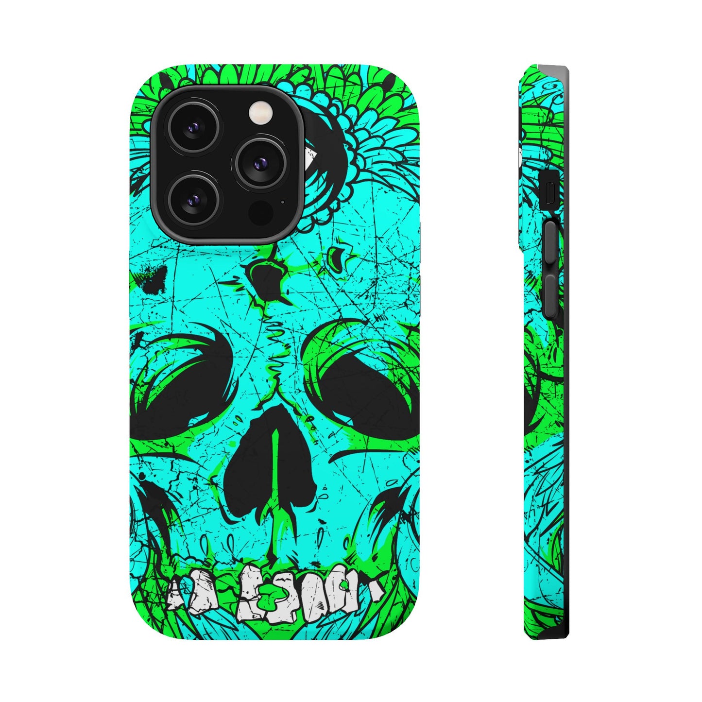 Skull Art MagSafe® iPhone Tough Case Dual Layer Robust