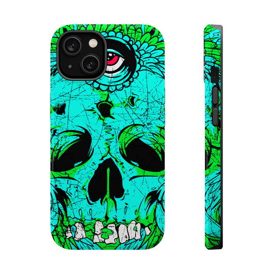 Skull Art MagSafe® iPhone Tough Case Dual Layer Robust