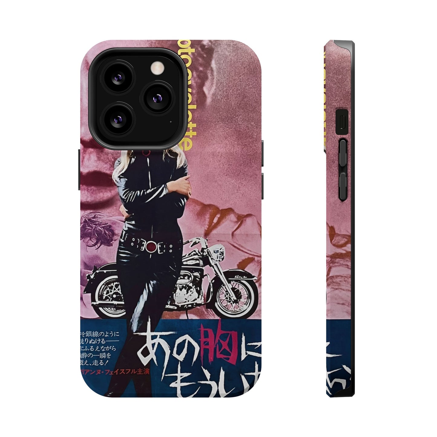 Girl on a Motorcycle MagSafe® iPhone Tough Case Dual Layer Robust