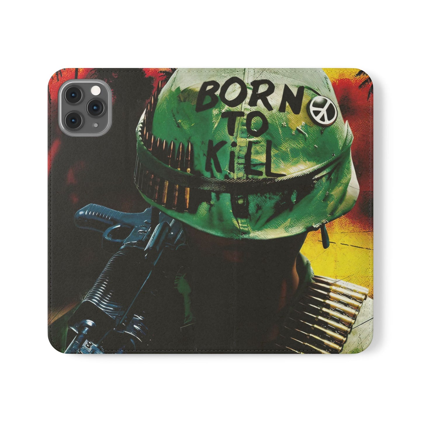 Full Metal Jacket Flip Case for iPhone & Samsung | PhoneMags