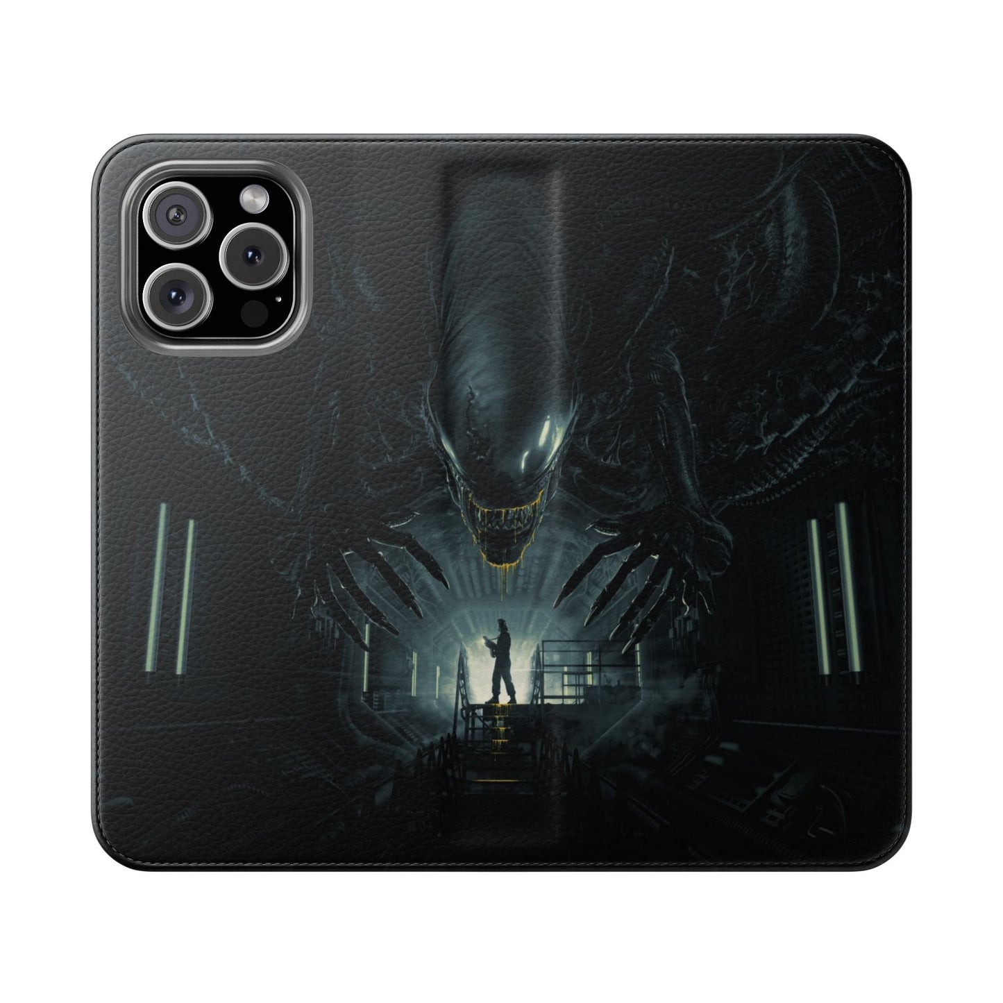 Alien iPhone & Samsung Flip Case