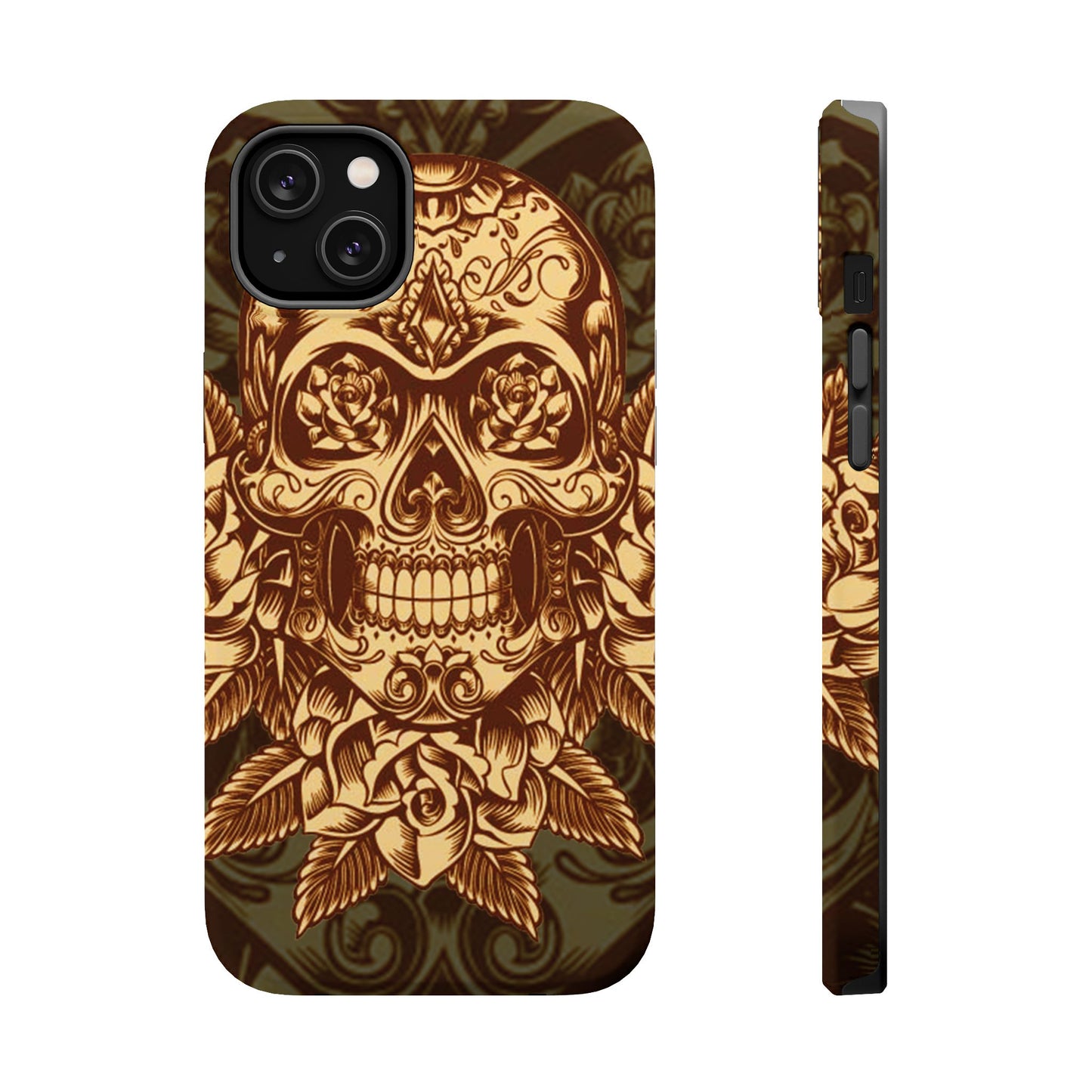 Skull Art MagSafe® iPhone Tough Case Dual Layer Robust