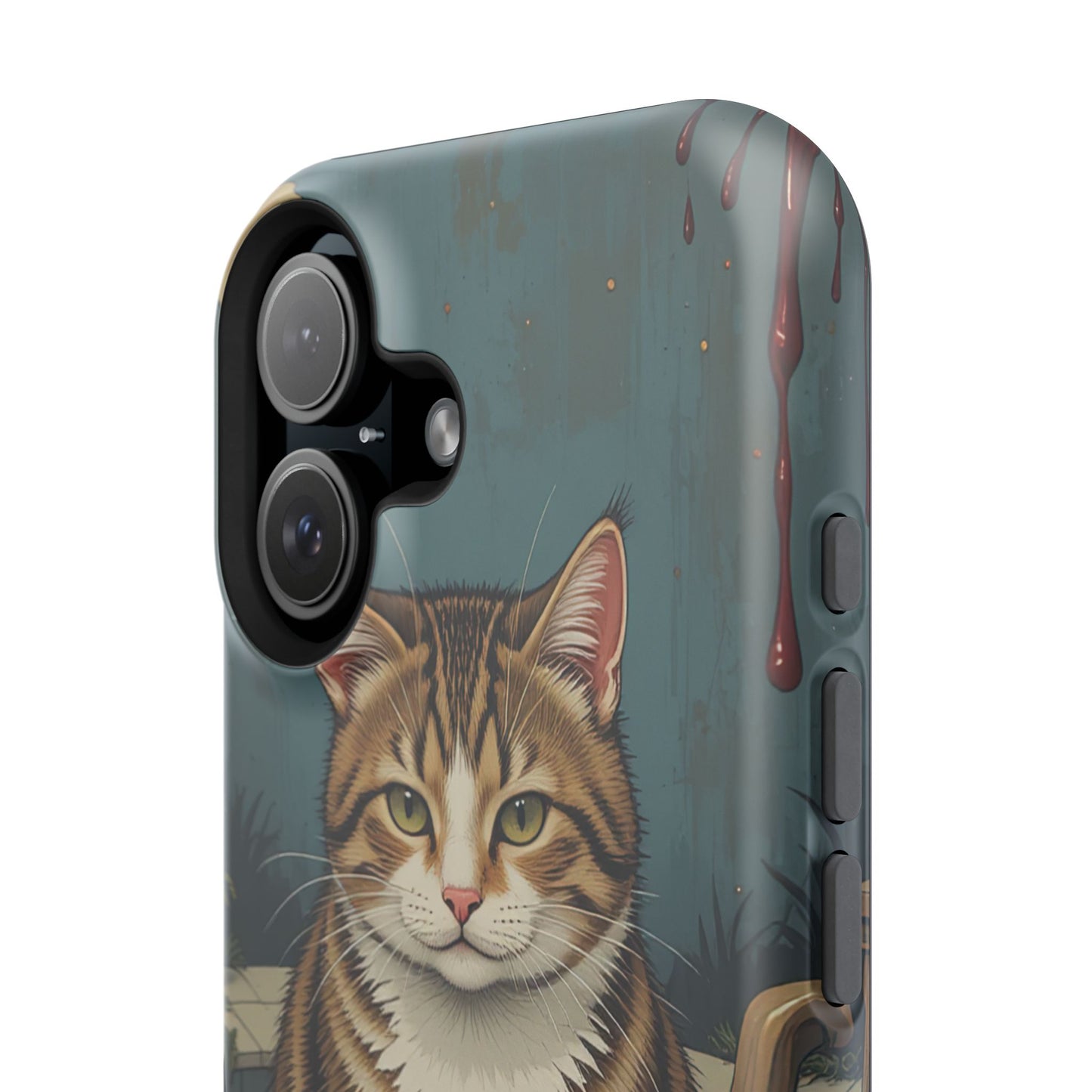 Playing Cat MagSafe® iPhone Tough Case Dual Layer Robust