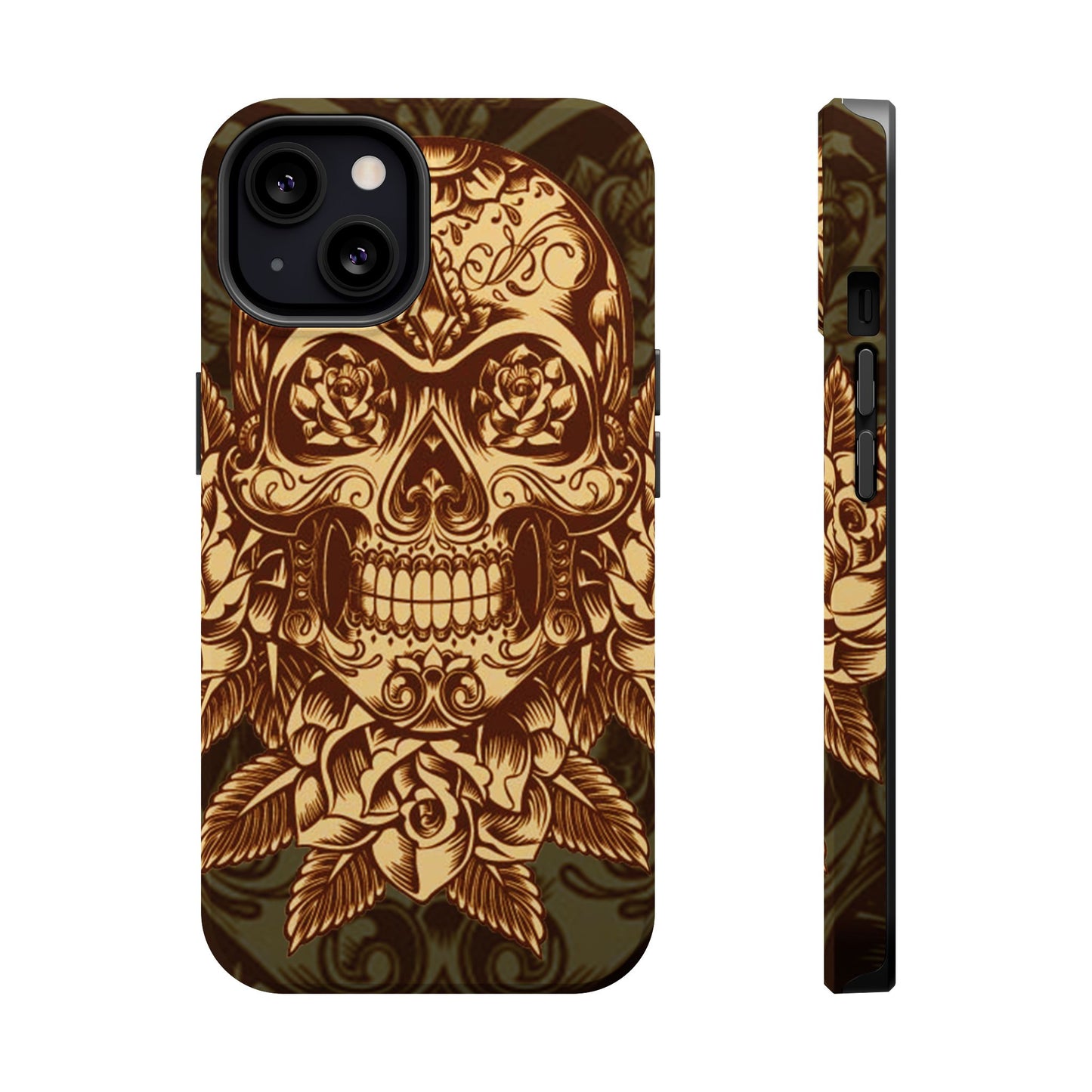 Skull Art MagSafe® iPhone Tough Case Dual Layer Robust