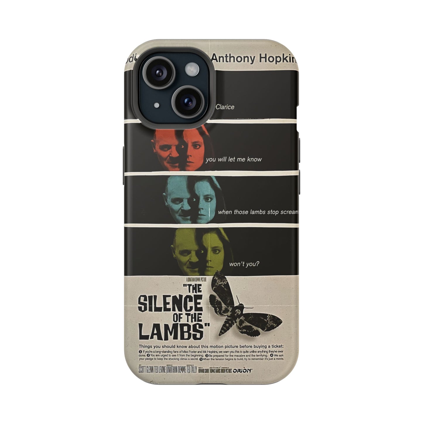 Silence of the Lambs MagSafe® iPhone Tough Case Dual Layer Robust