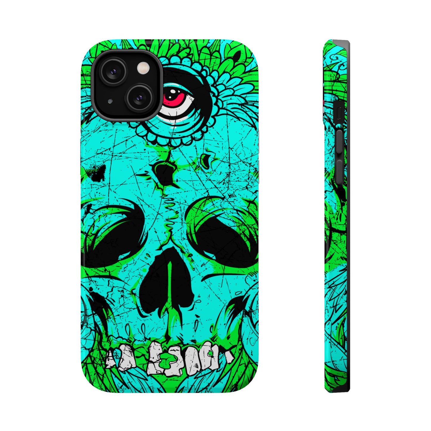 Skull Art MagSafe® iPhone Tough Case Dual Layer Robust