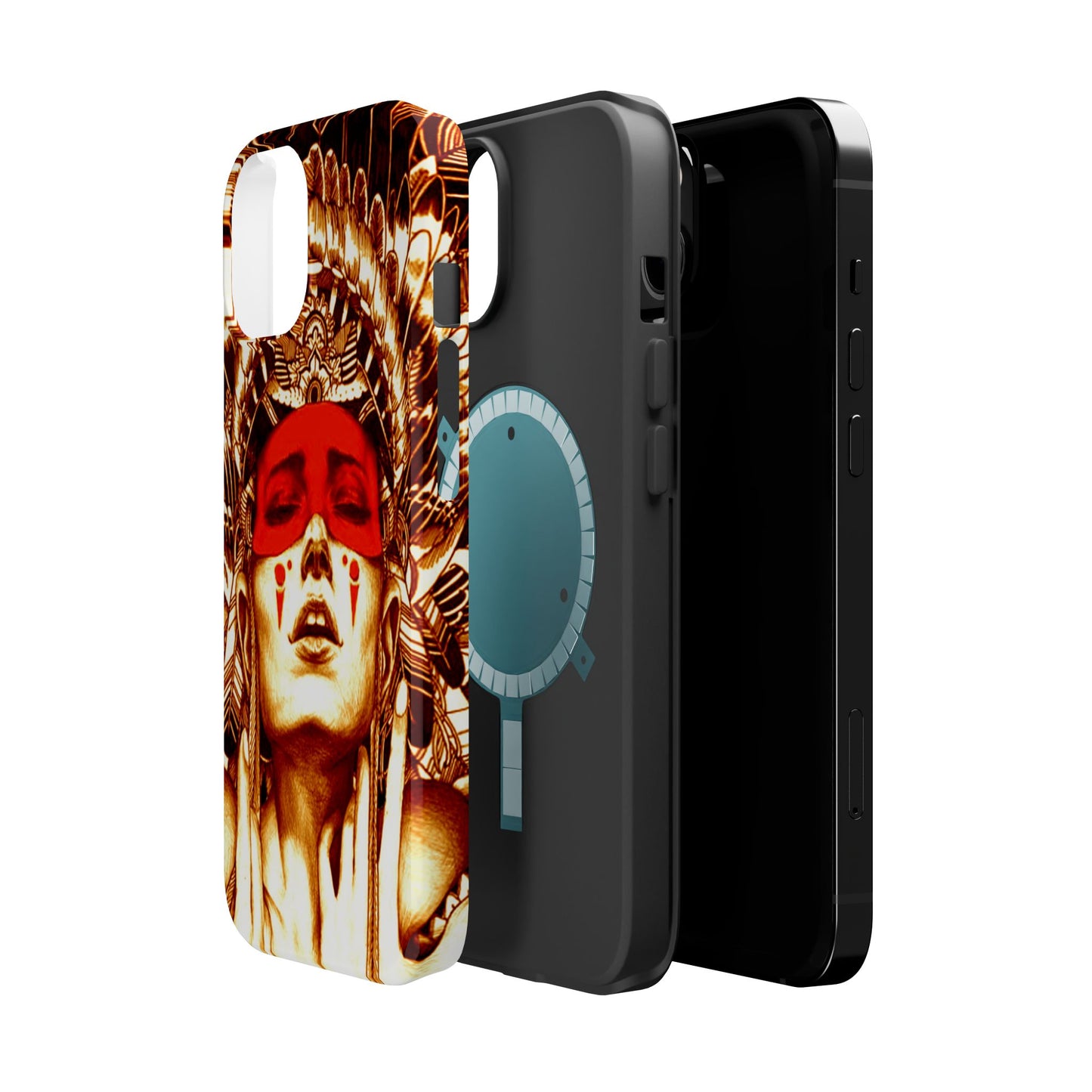 Native Art MagSafe® iPhone Tough Case Dual Layer Robust