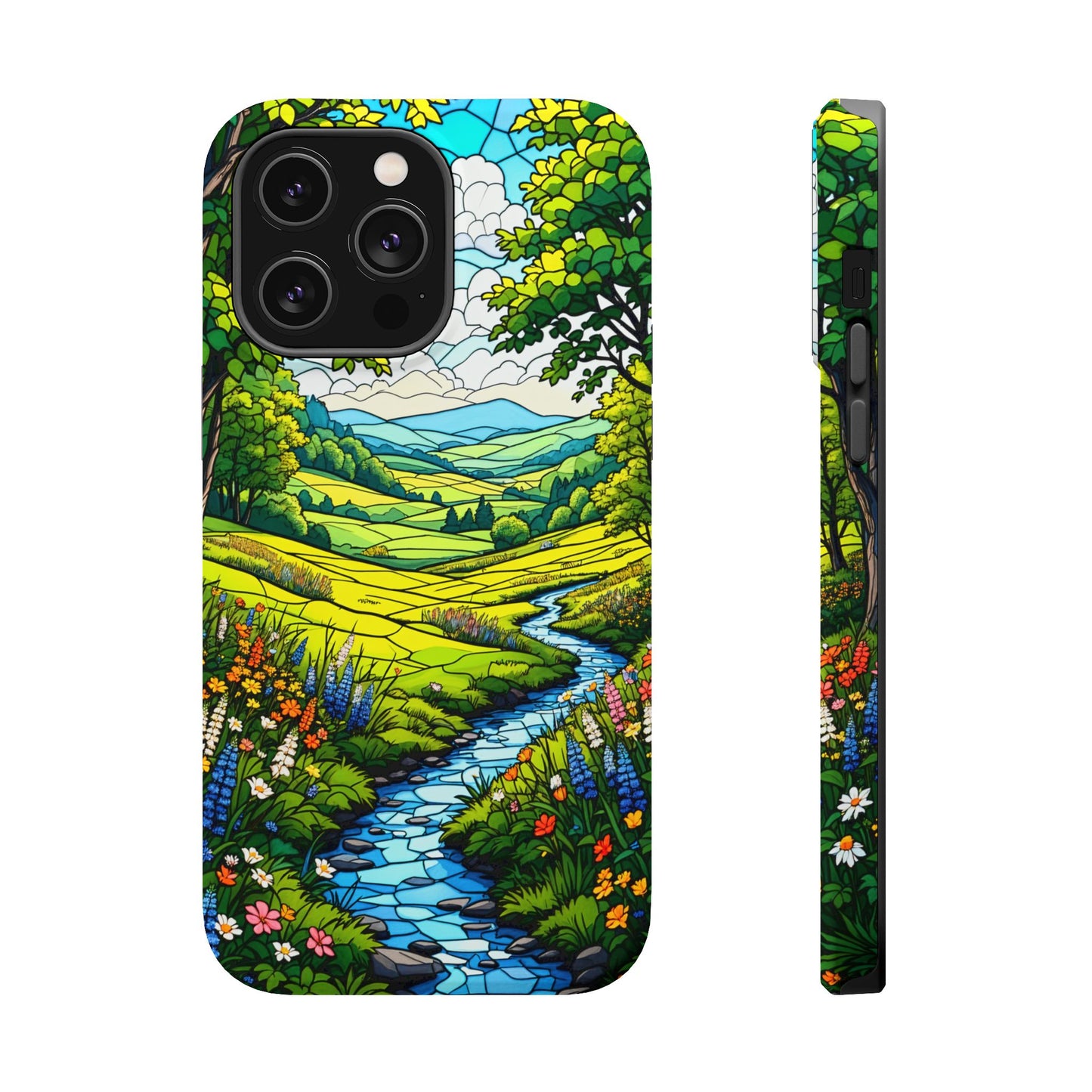Art Nature MagSafe® iPhone Tough Case Dual Layer Robust