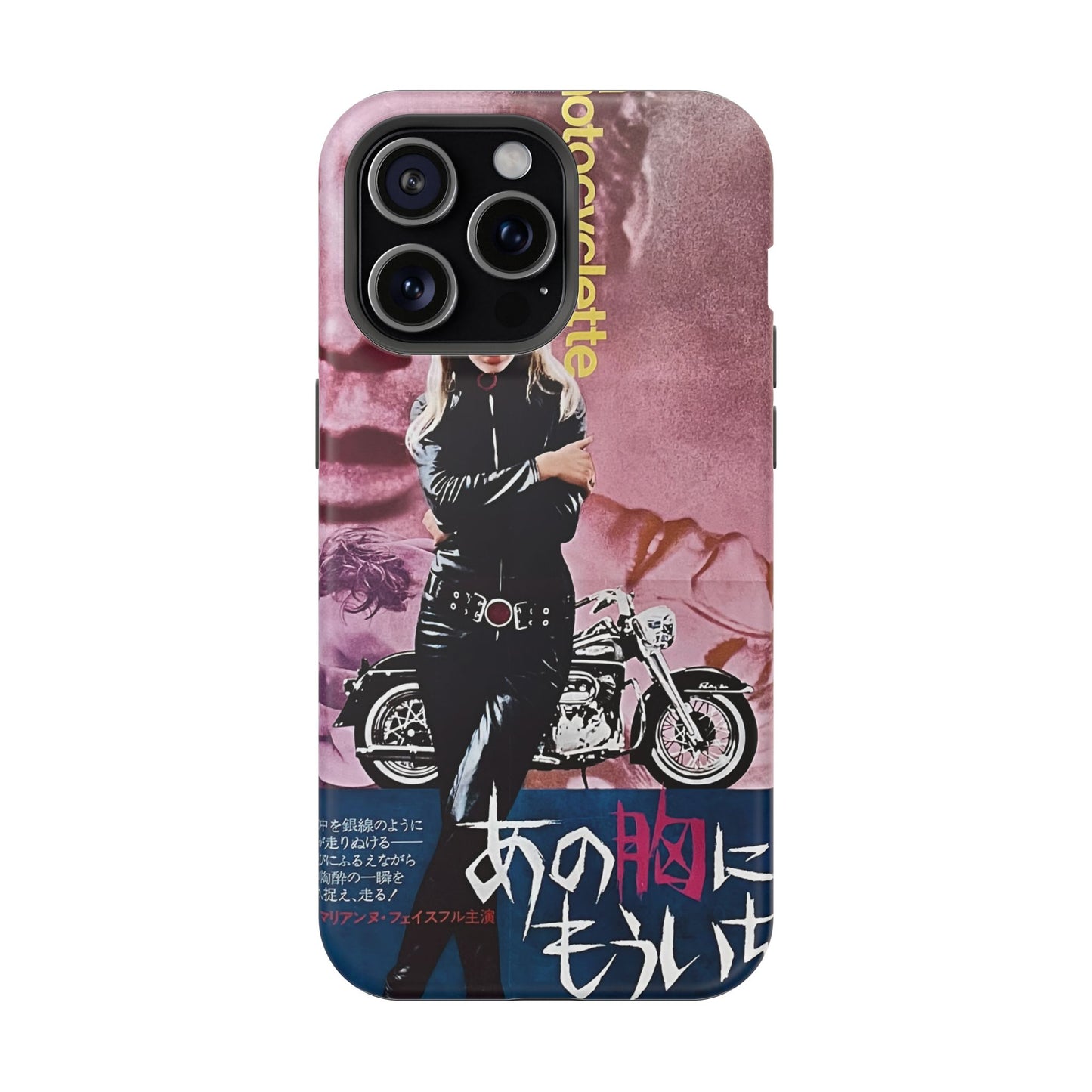 Girl on a Motorcycle MagSafe® iPhone Tough Case Dual Layer Robust