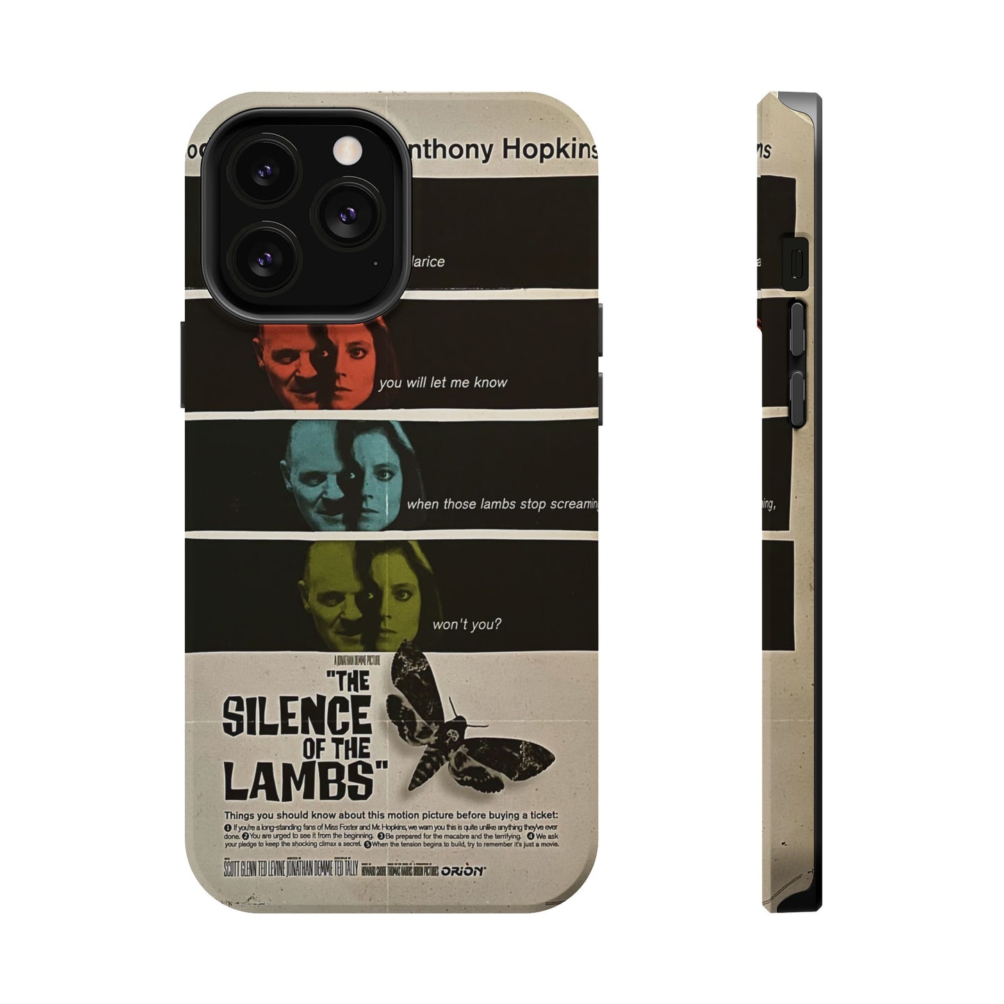 Silence of the Lambs MagSafe® iPhone Tough Case Dual Layer Robust