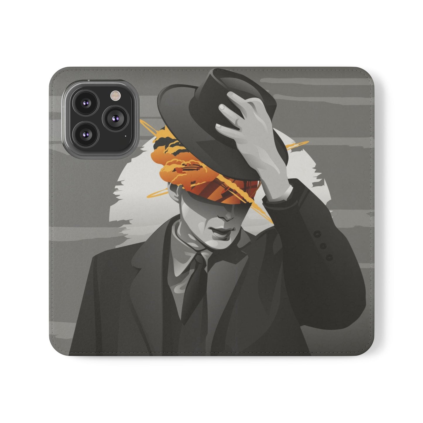 Oppenheimer Man Flip Case for iPhone & Samsung | PhoneMags